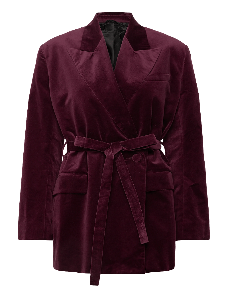 RODEBJER - Rodebjer Stand Velvet - kavajer med skärp - winetasting - 0