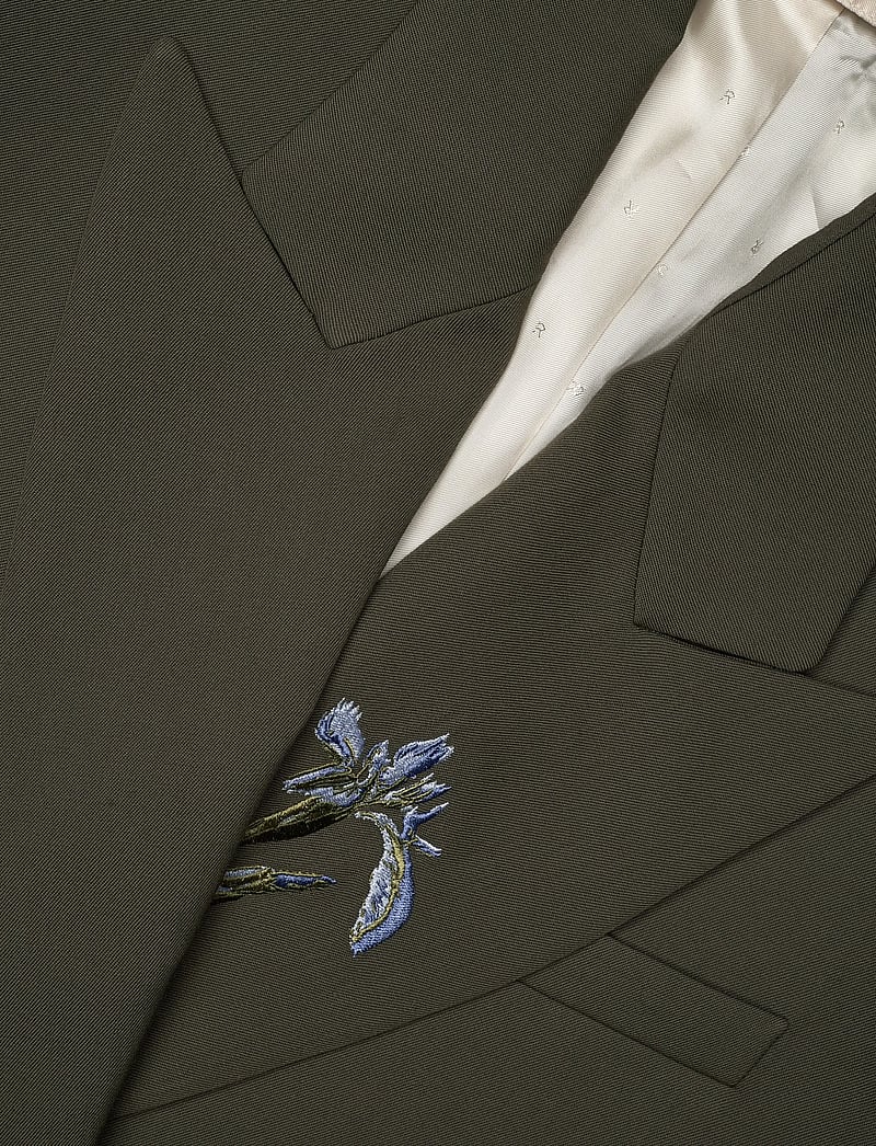 RODEBJER - Rodebjer Stand Embroidery - kavajer med skärp - dark moss - 2