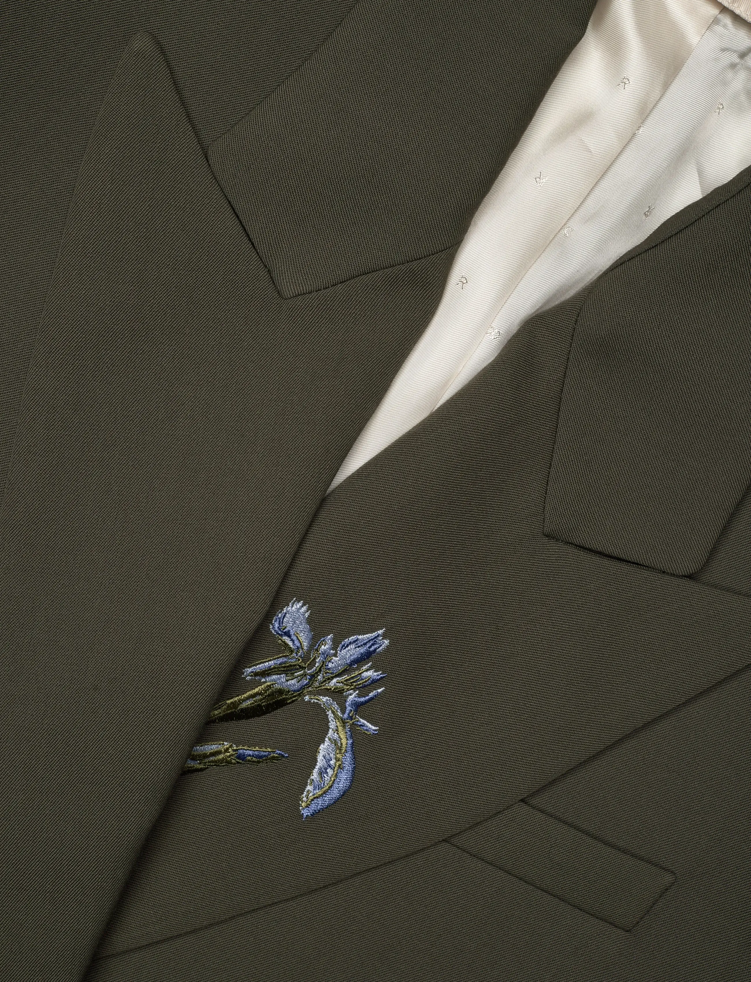 RODEBJER - Rodebjer Stand Embroidery - blazer mit gürtel - dark moss - 2