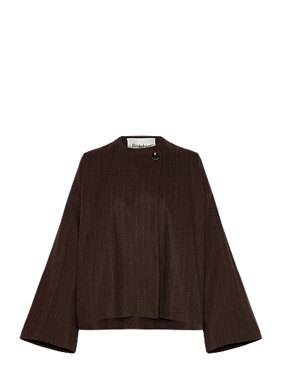 RODEBJER Rodebjer Cleo Pinstripe - Jakker - CHICORY COFFEE / brown