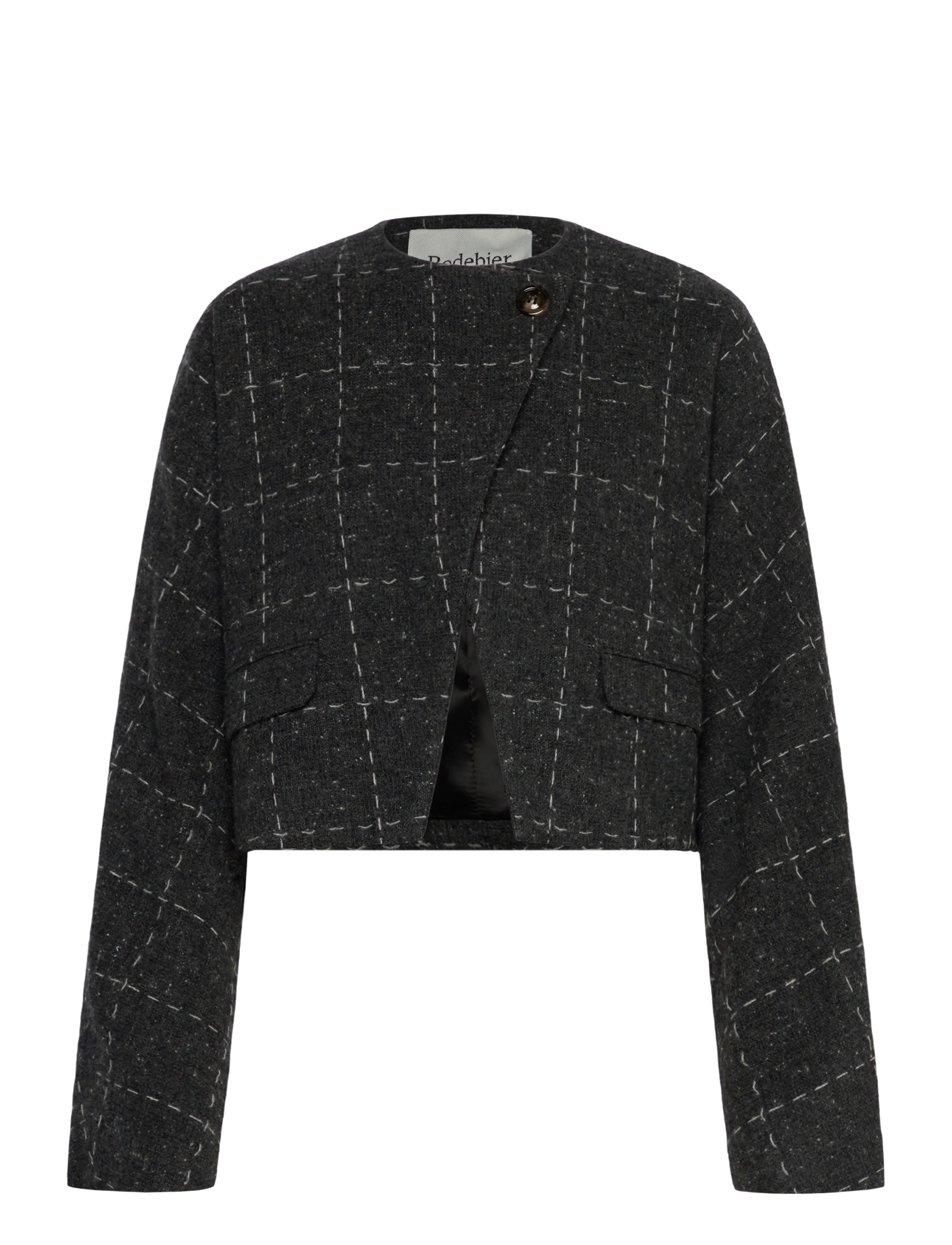 RODEBJER Rodebjer Zola Check Grau - L - Damen