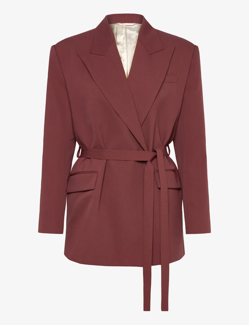 RODEBJER - Rodebjer Stand Fluid - blazer mit gürtel - rust - 0
