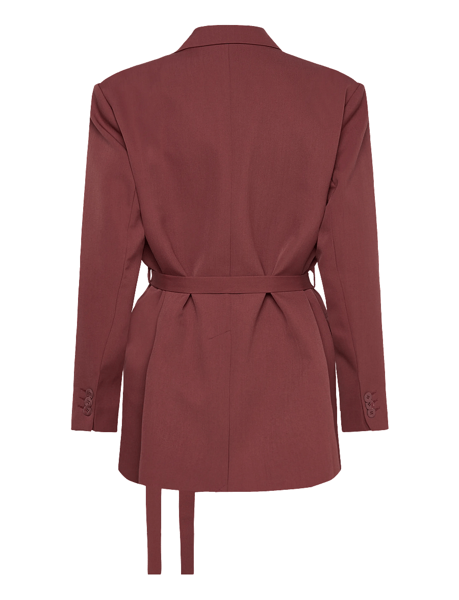 RODEBJER - RODEBJER STAND FLUID - blazer mit gürtel - rust - 1