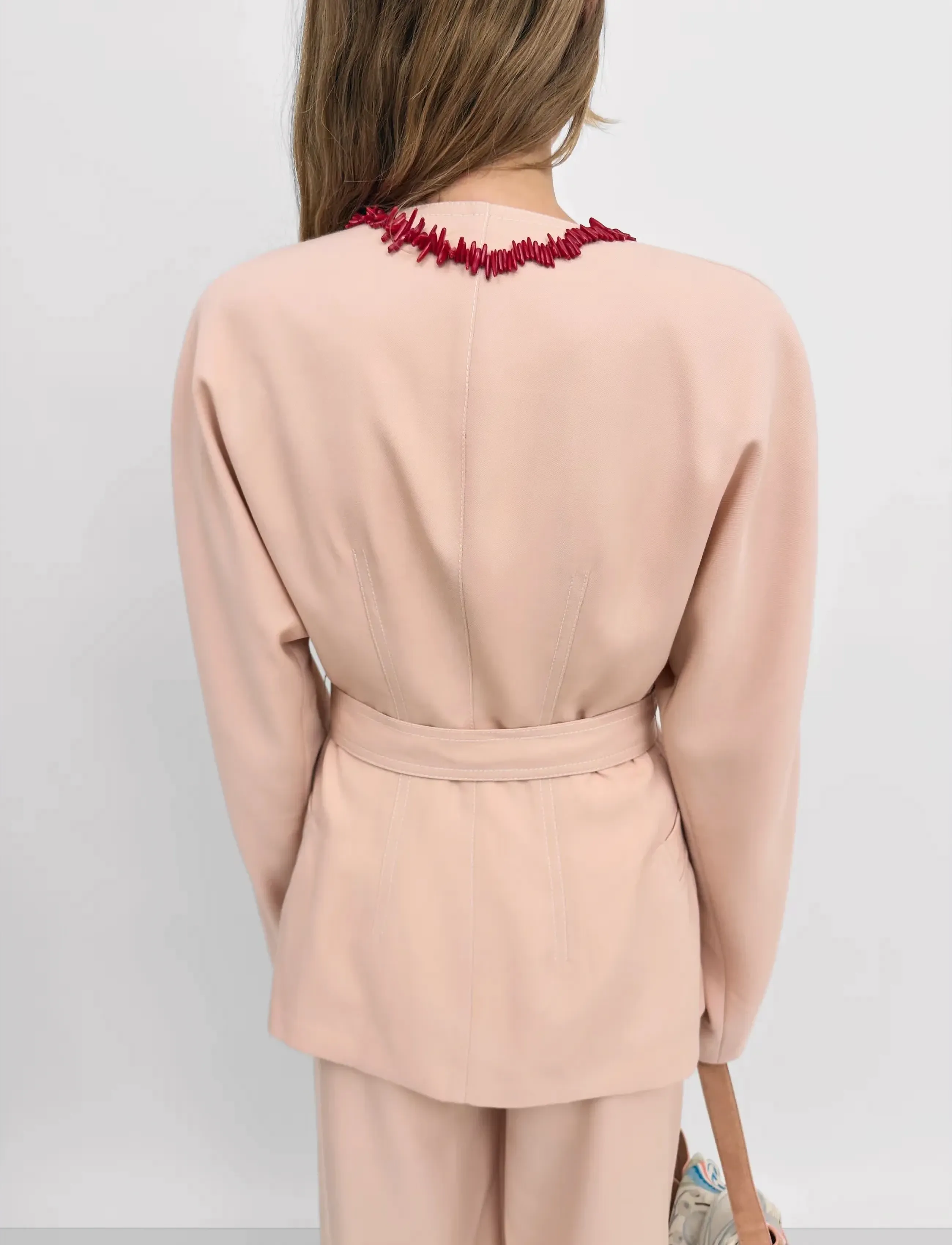 RODEBJER - Rodebjer Faro Stitches - pavasara jakas - antique pink - 4