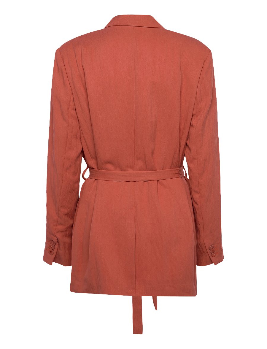 RODEBJER - Rodebjer Stand Tencel - vööga pintsakud - bleached red - 2