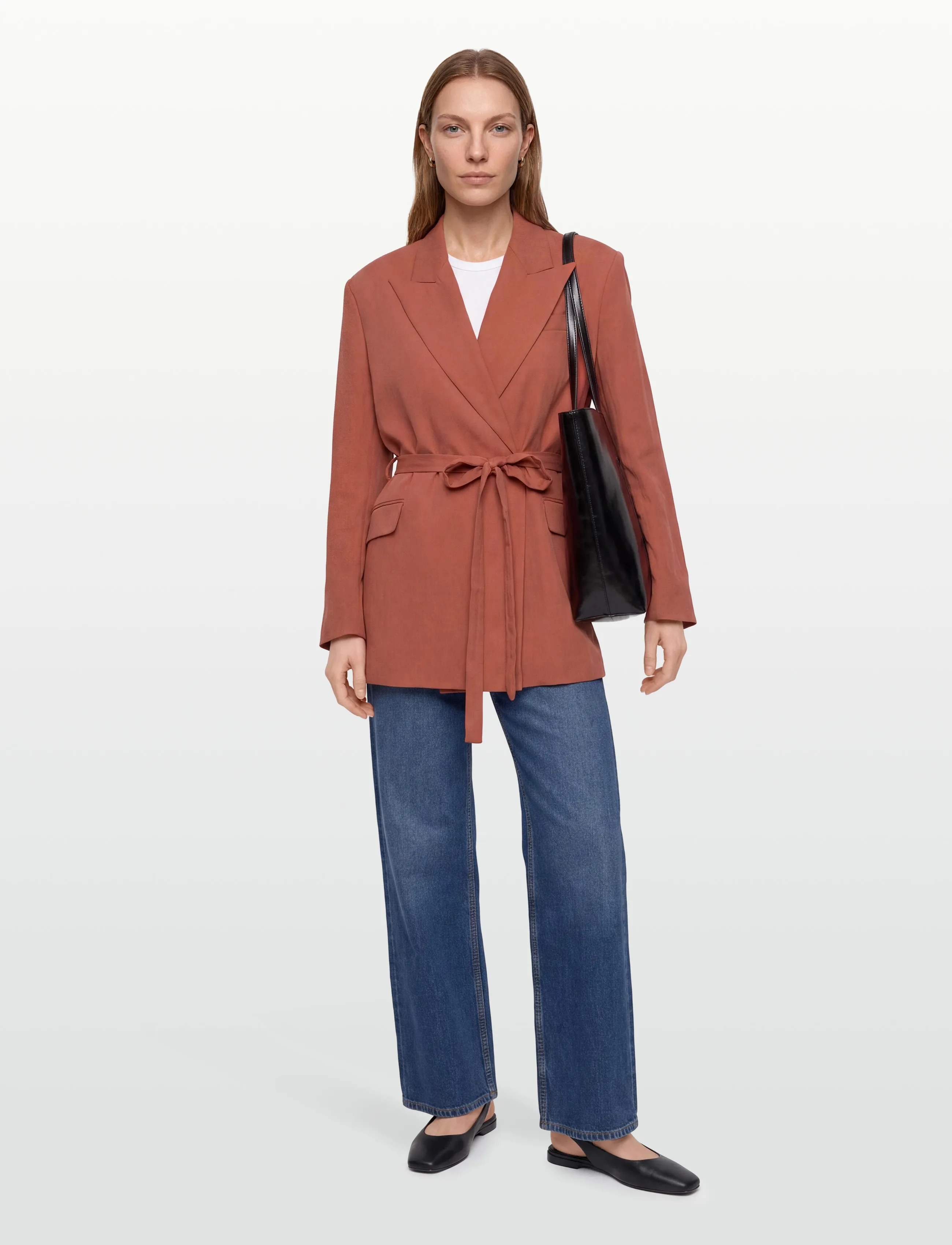 RODEBJER - RODEBJER STAND TENCEL - peoriided outlet-hindadega - bleached red - 0