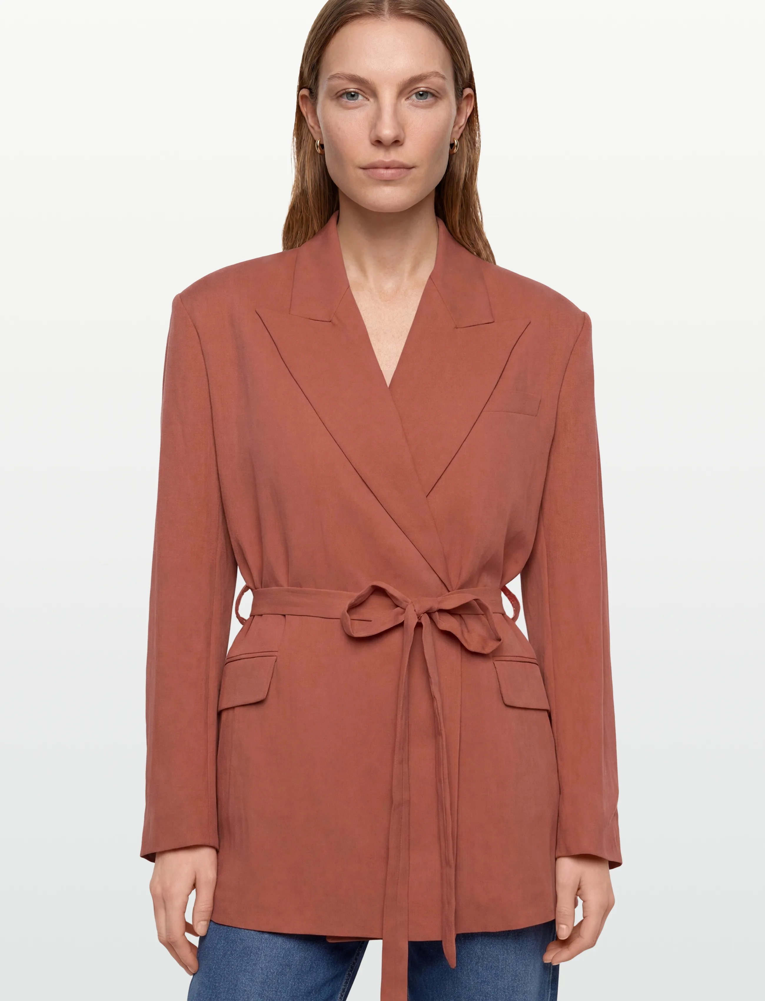 RODEBJER - RODEBJER STAND TENCEL - peoriided outlet-hindadega - bleached red - 3