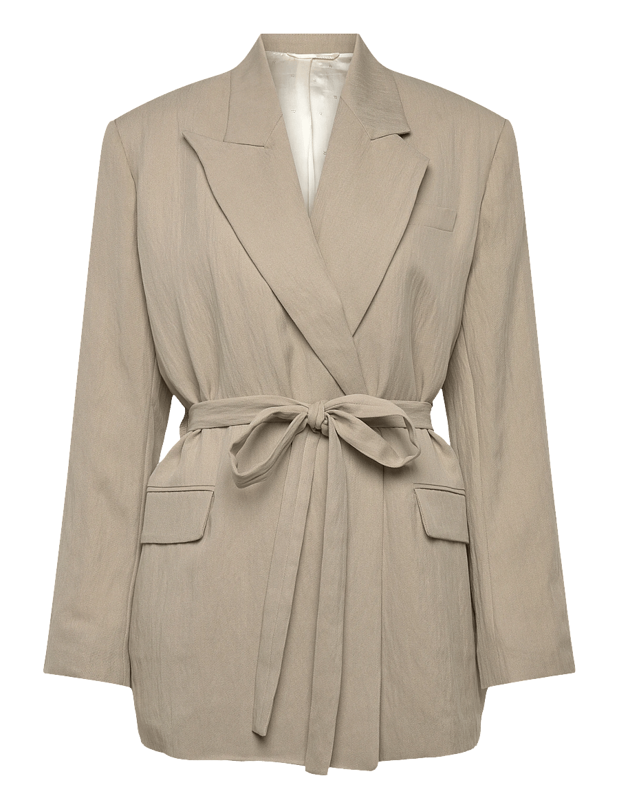 RODEBJER - Rodebjer Stand Tencel - belted blazers - sand - 1