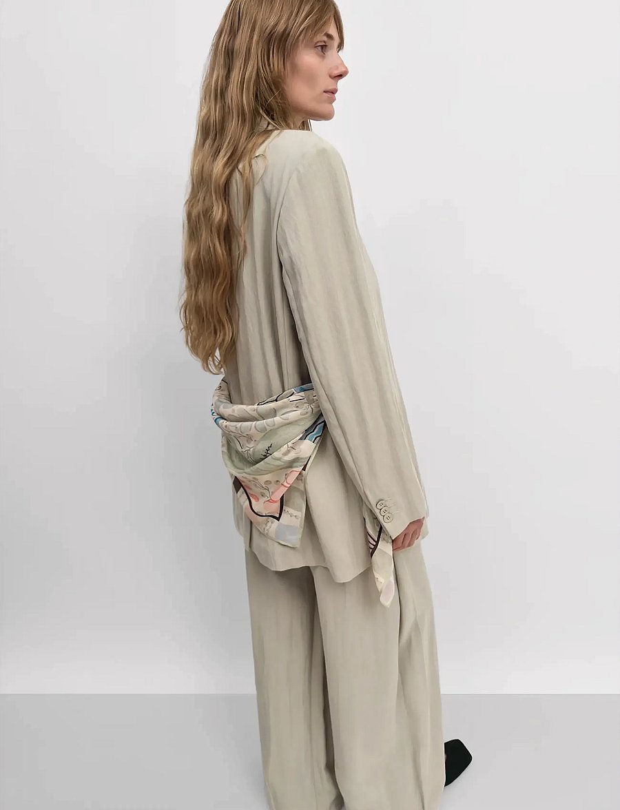 RODEBJER - Rodebjer Stand Tencel - belted blazers - sand - 4