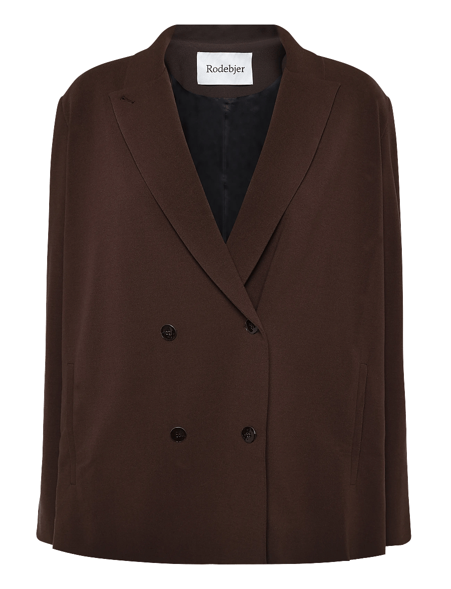 RODEBJER - Rodebjer Vienna - double breasted blazers - dark coffee - 1