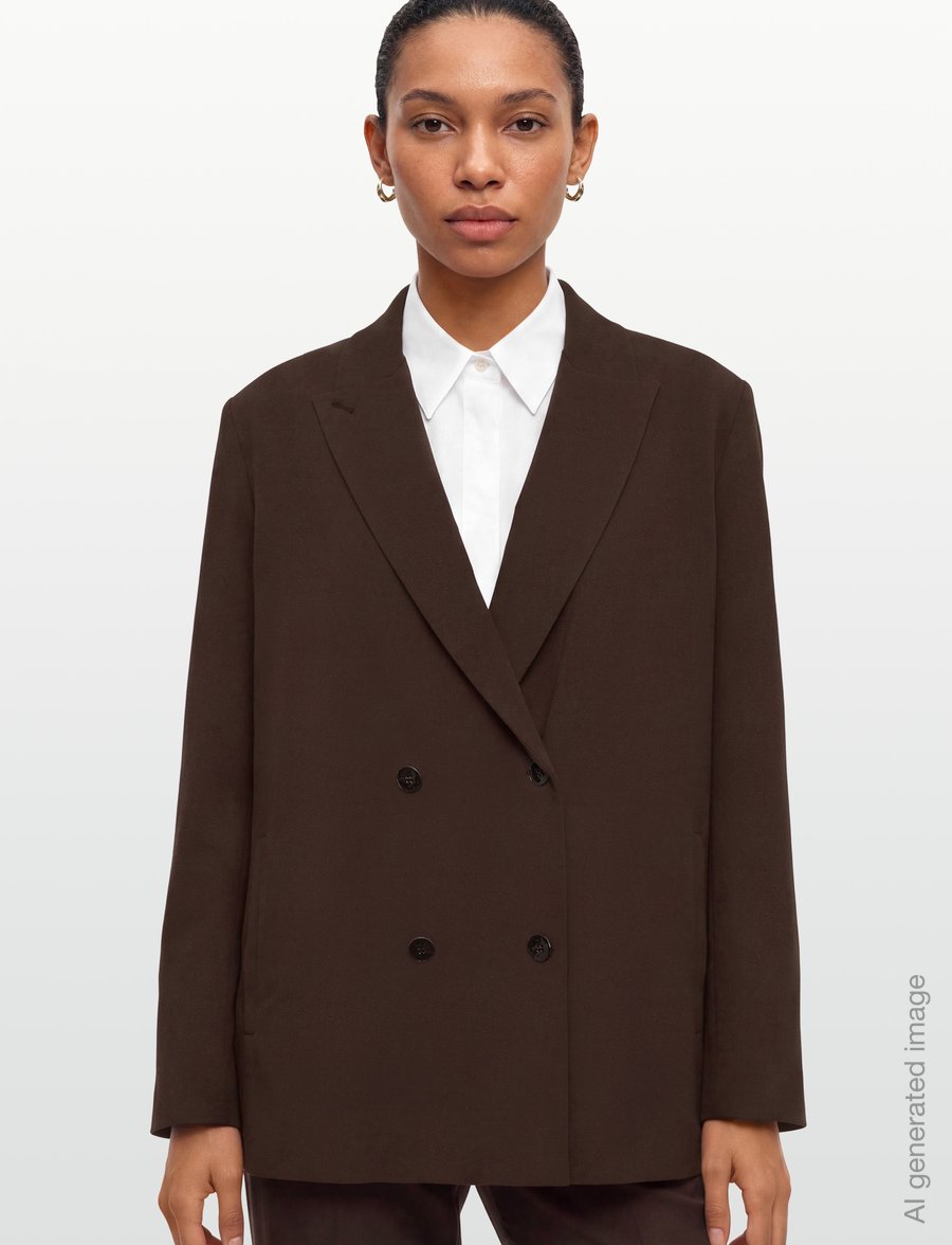 RODEBJER - Rodebjer Vienna - double breasted blazers - dark coffee - 3