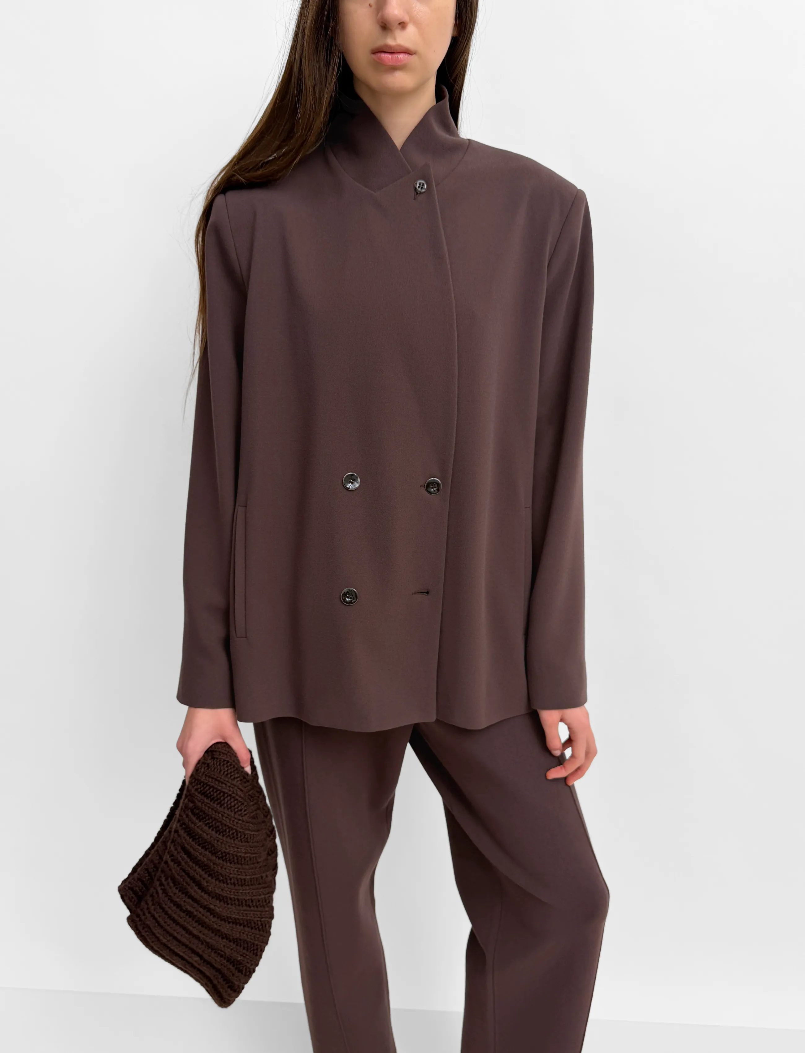 RODEBJER - Rodebjer Vienna - dobbeltradede blazere - dark coffee - 4