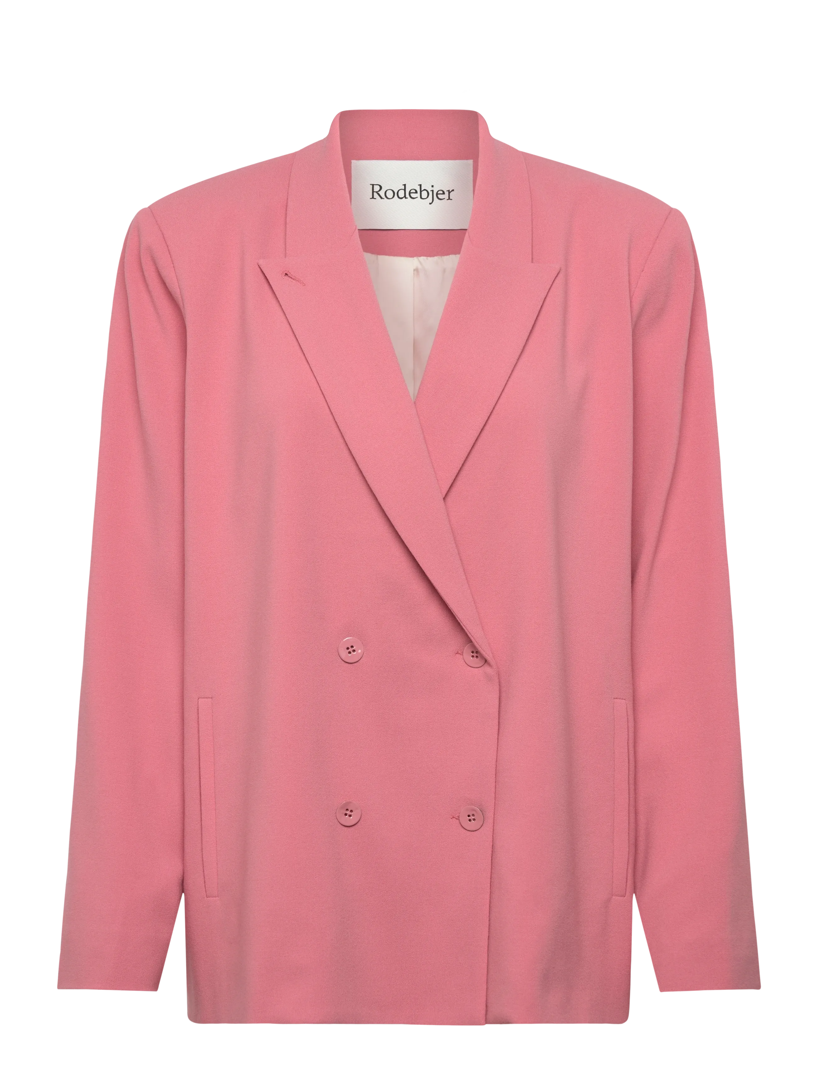 RODEBJER Vienna, Kvinder, Dobbeltradet Blazer, Pink, Str: L
