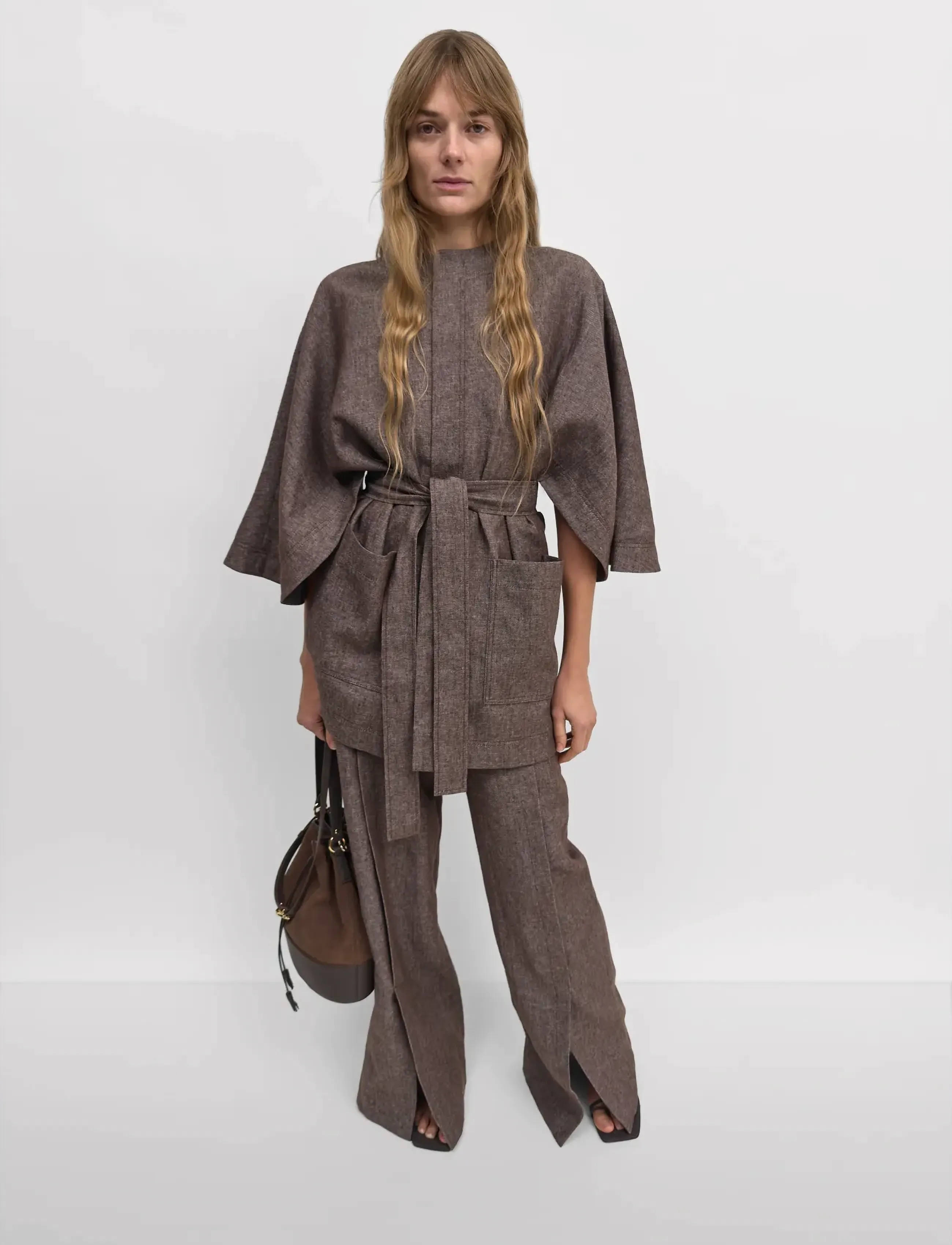 RODEBJER Rodebjer Pinto Lino - Mäntel - BROWN / brown
