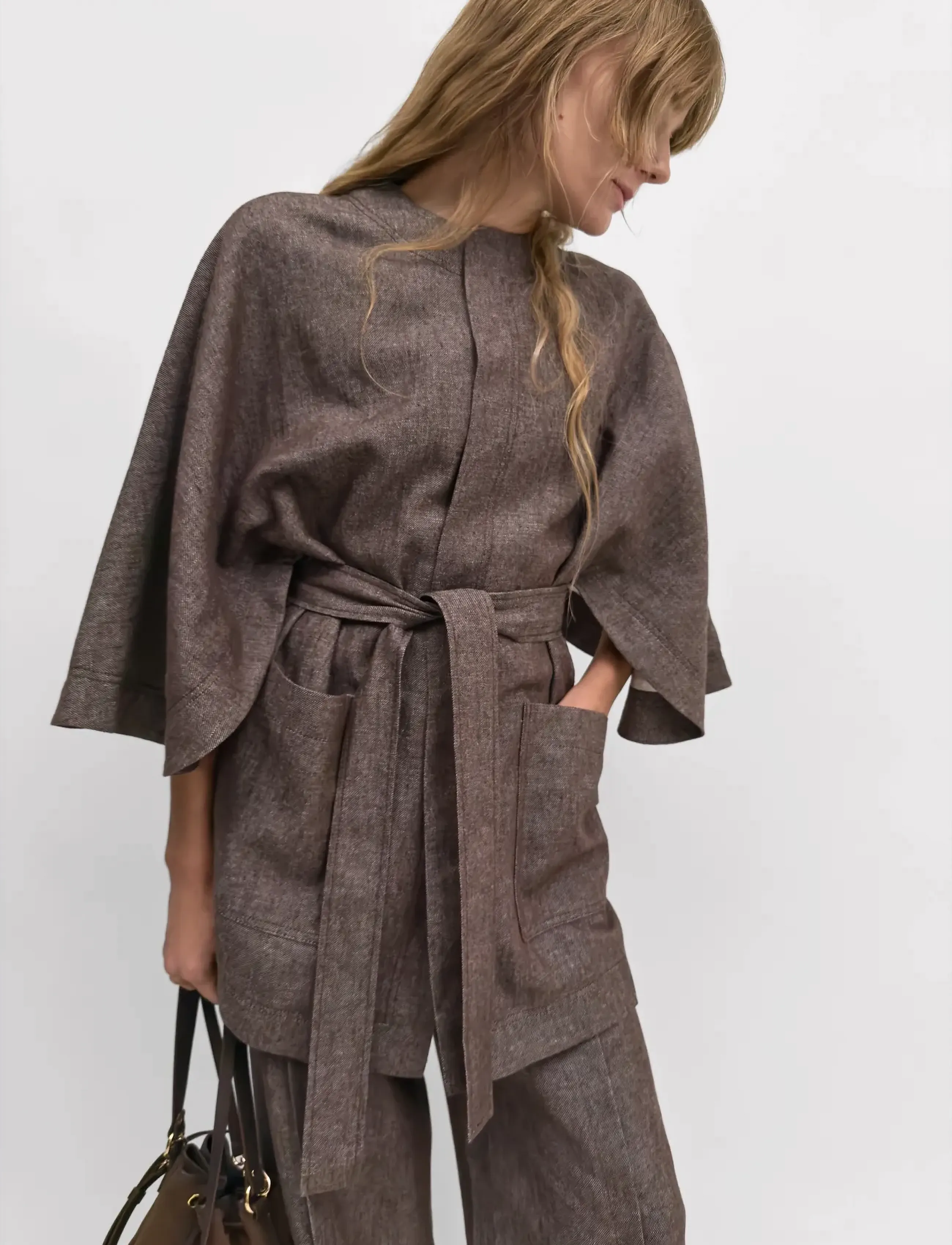 RODEBJER - Rodebjer Pinto Lino - leichte mäntel - brown - 5