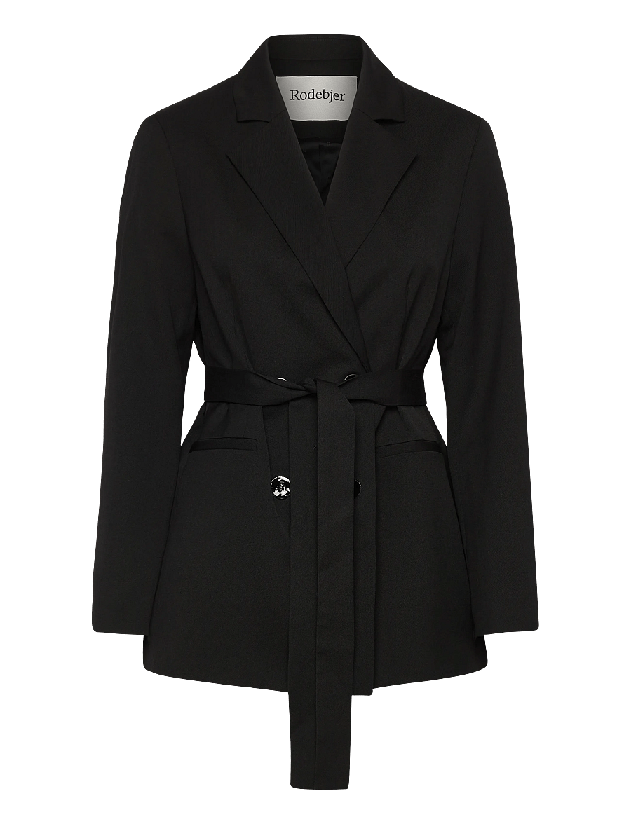 RODEBJER - Rodebjer Lucida Fluid - blazer mit gürtel - black - 1