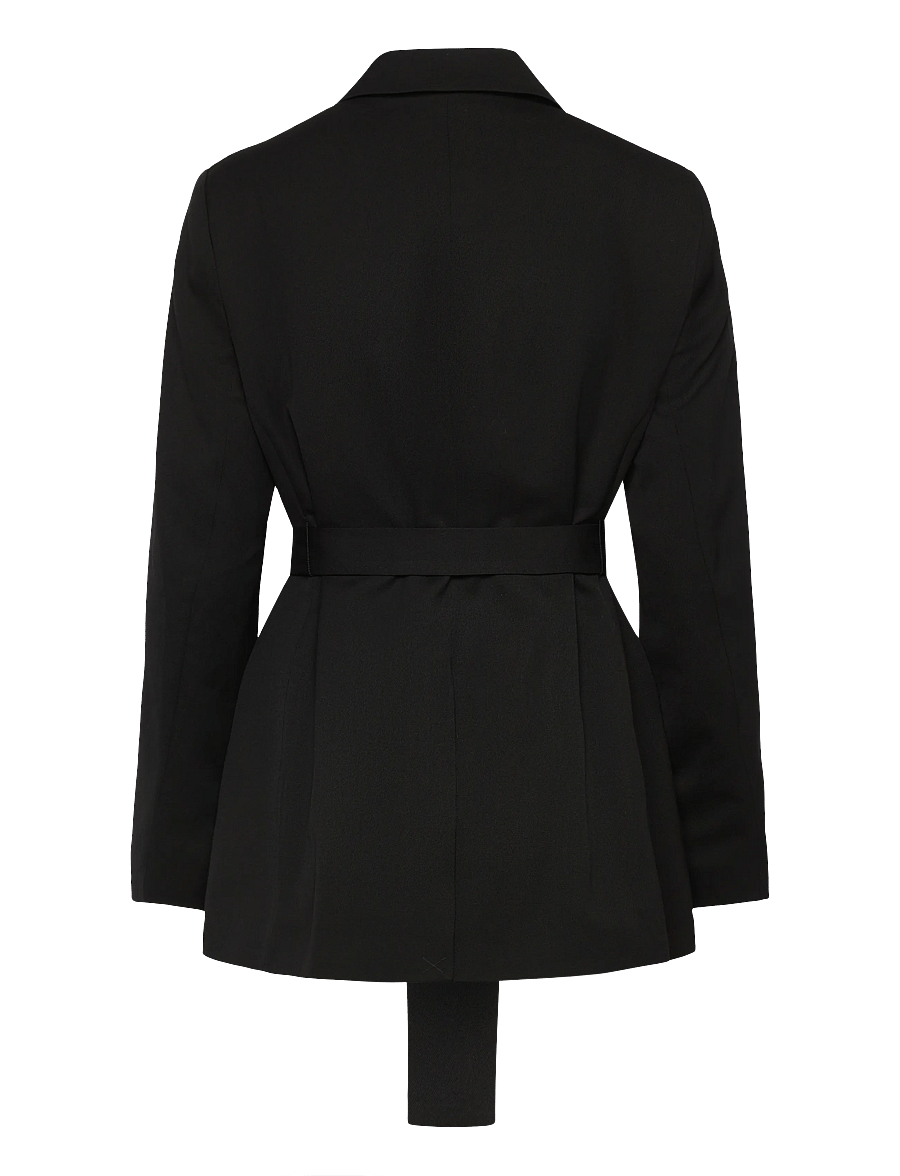 RODEBJER - Rodebjer Lucida Fluid - blazer mit gürtel - black - 2