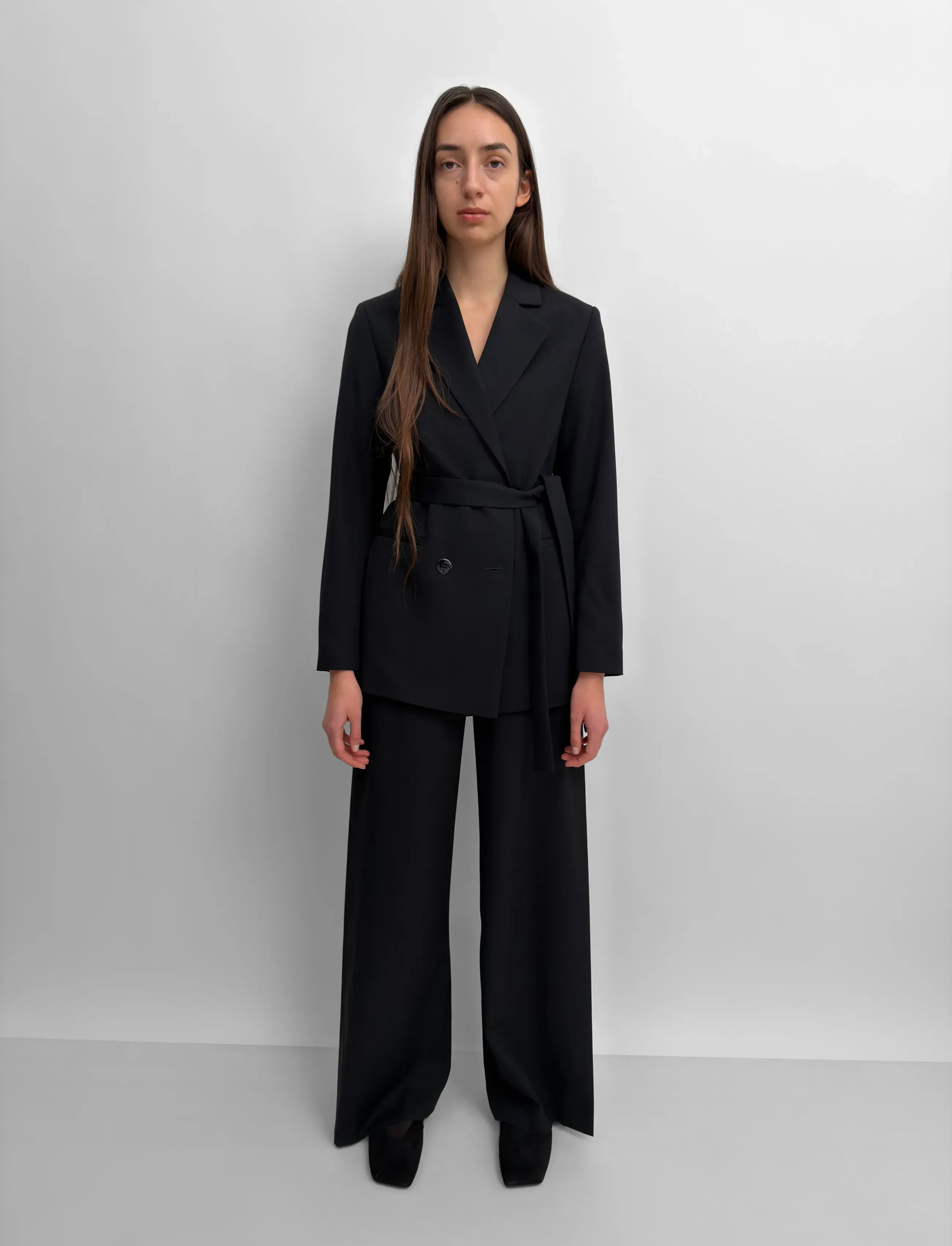 RODEBJER Rodebjer Lucida Fluid, L, Black, Designere > Belted Blazere, Dame