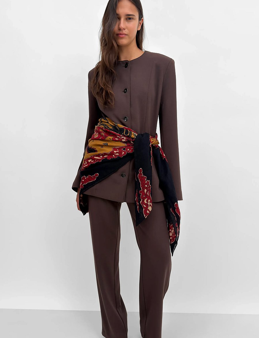 RODEBJER - Rodebjer Ouri - einreihige blazer - dark coffee - 5