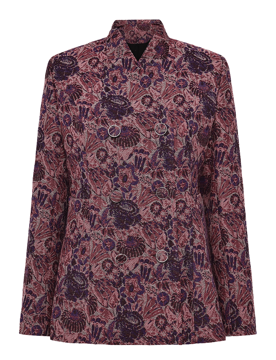 RODEBJER - Rodebjer Seol Opulent Rose - kaherealised pintsakud - grape red - 0