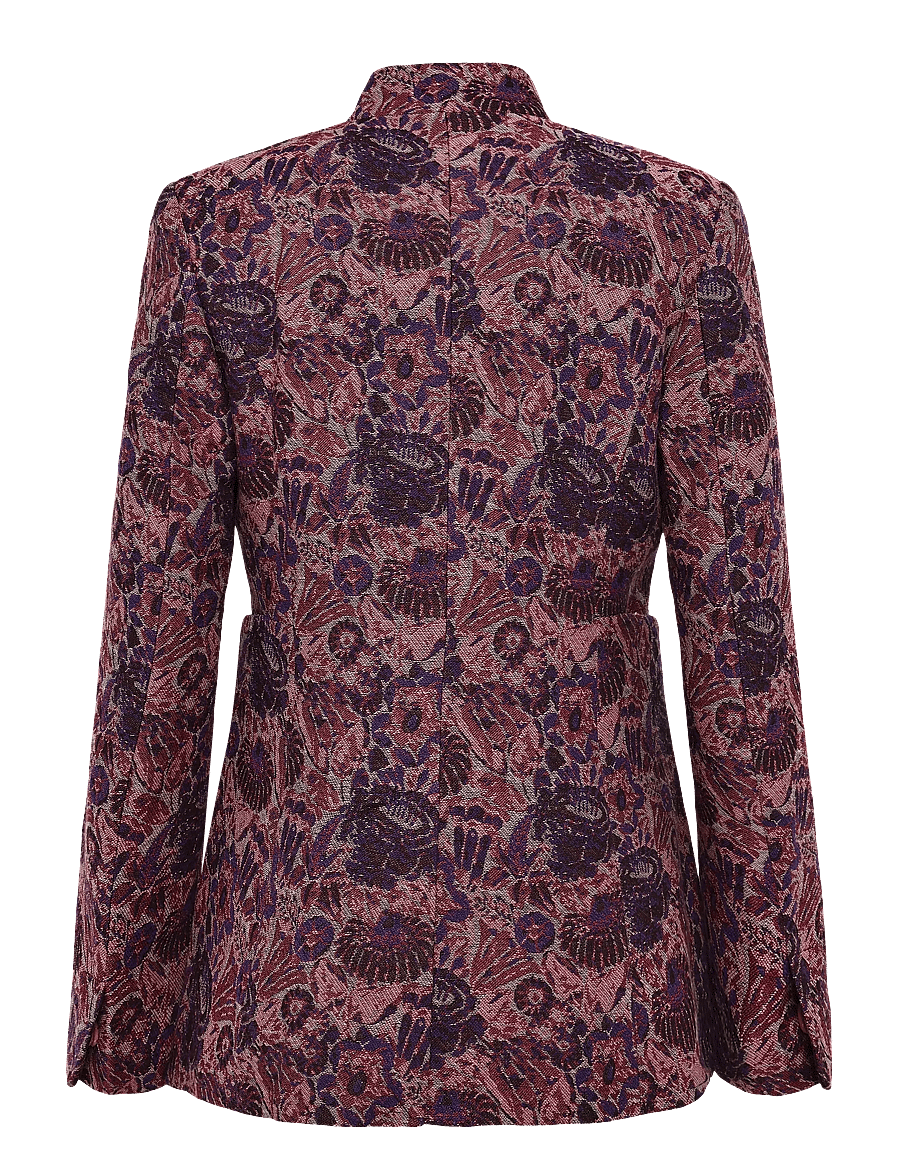 RODEBJER - Rodebjer Seol Opulent Rose - kaherealised pintsakud - grape red - 1