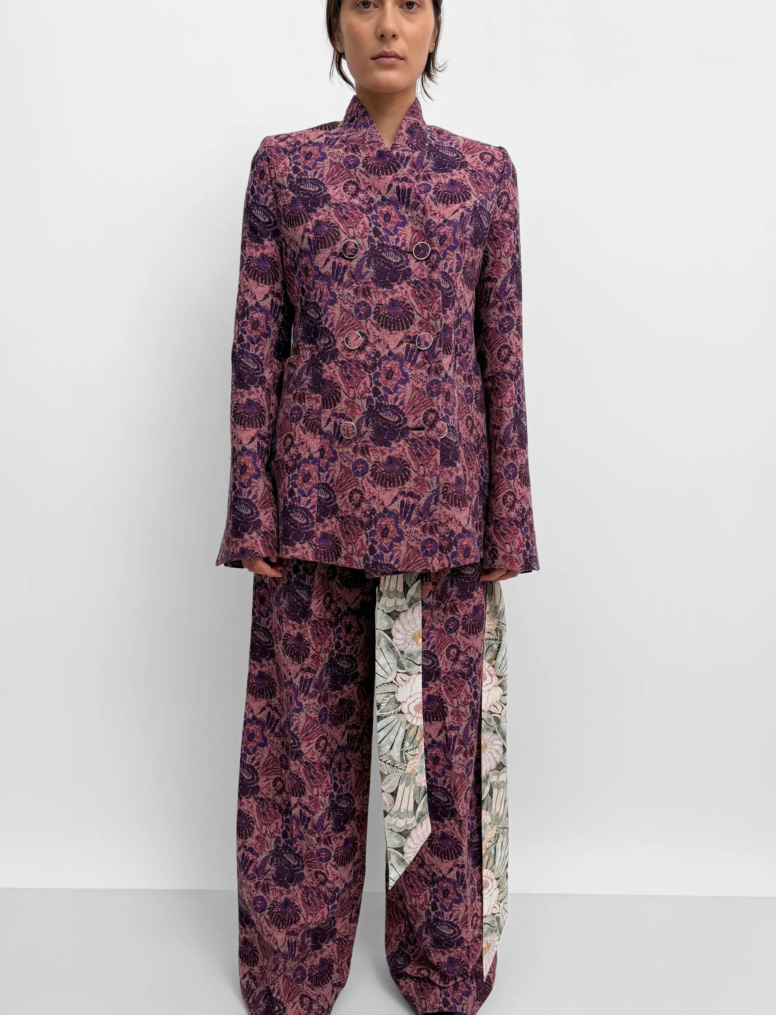 RODEBJER Seol Opulent Rose, M, Blazer, Burgunderrot - Double Breasted Frauen