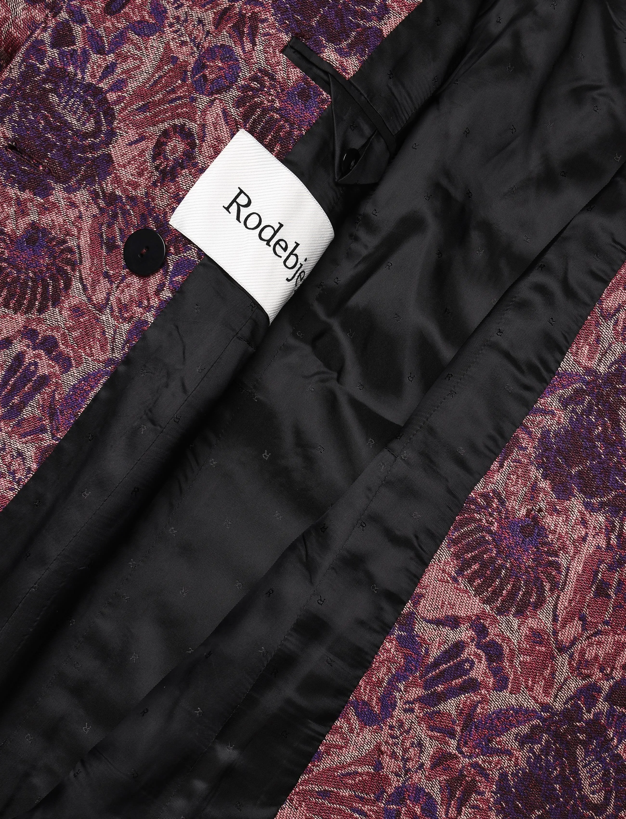 RODEBJER - Rodebjer Seol Opulent Rose - kaherealised pintsakud - grape red - 3