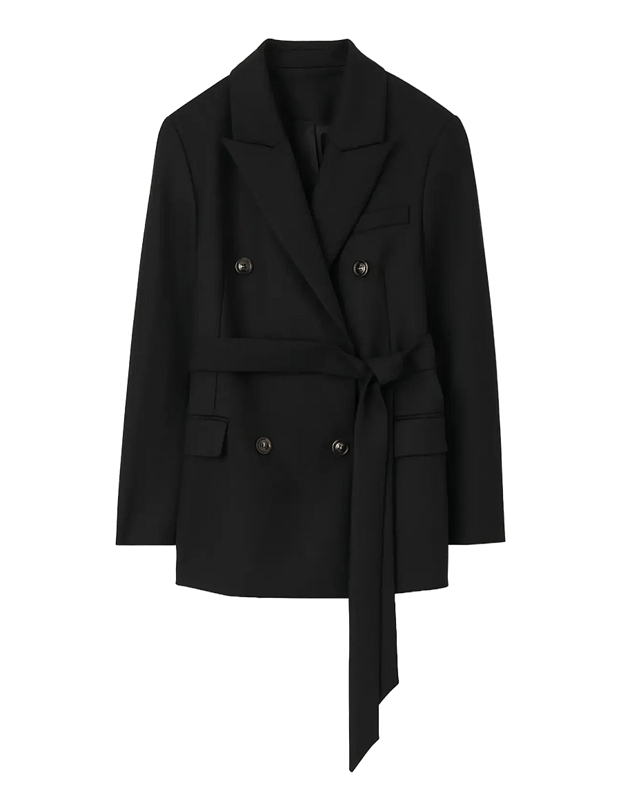 RODEBJER - Rodebjer Leah - blazer mit gürtel - black - 1