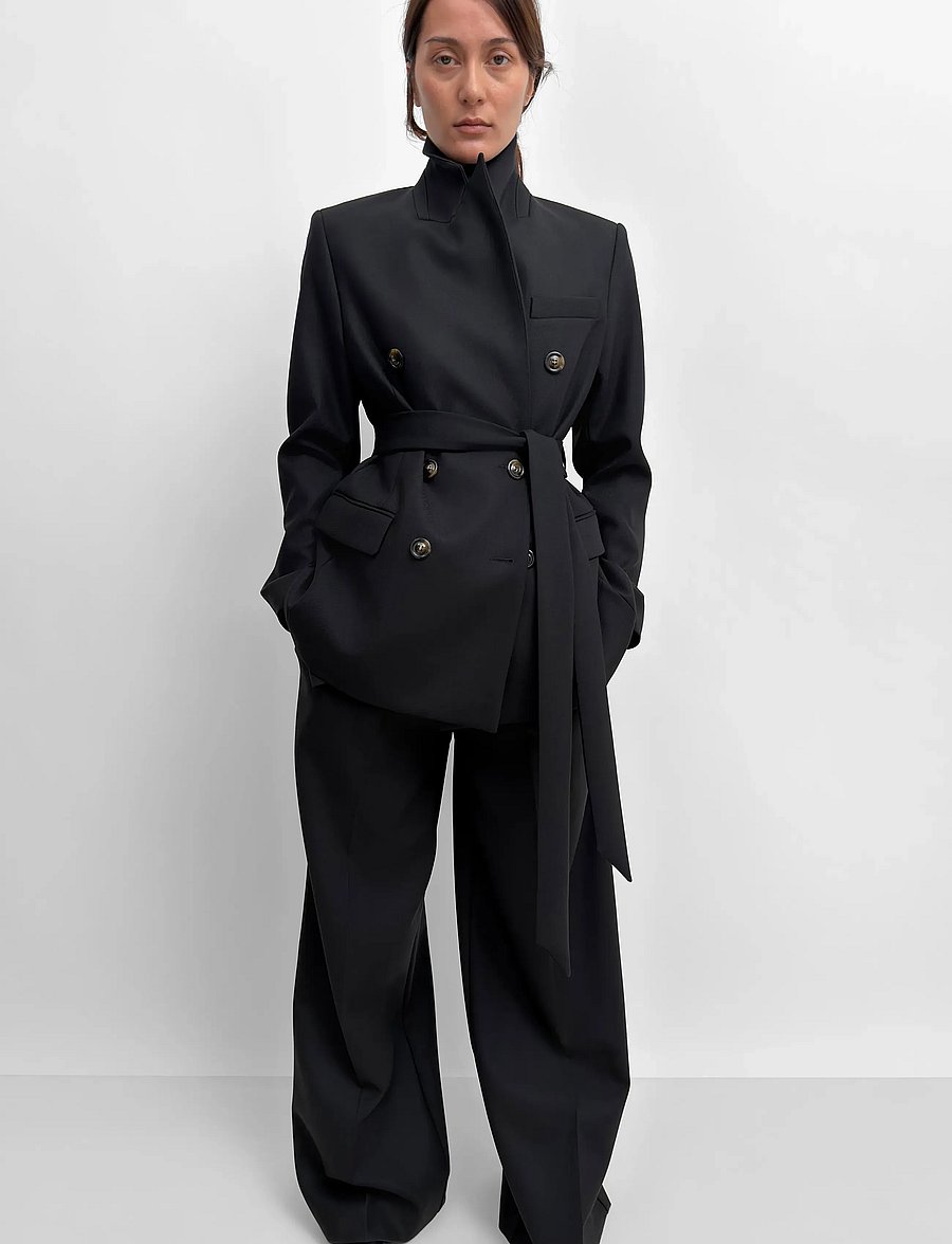 RODEBJER - Rodebjer Leah - blazer mit gürtel - black - 0