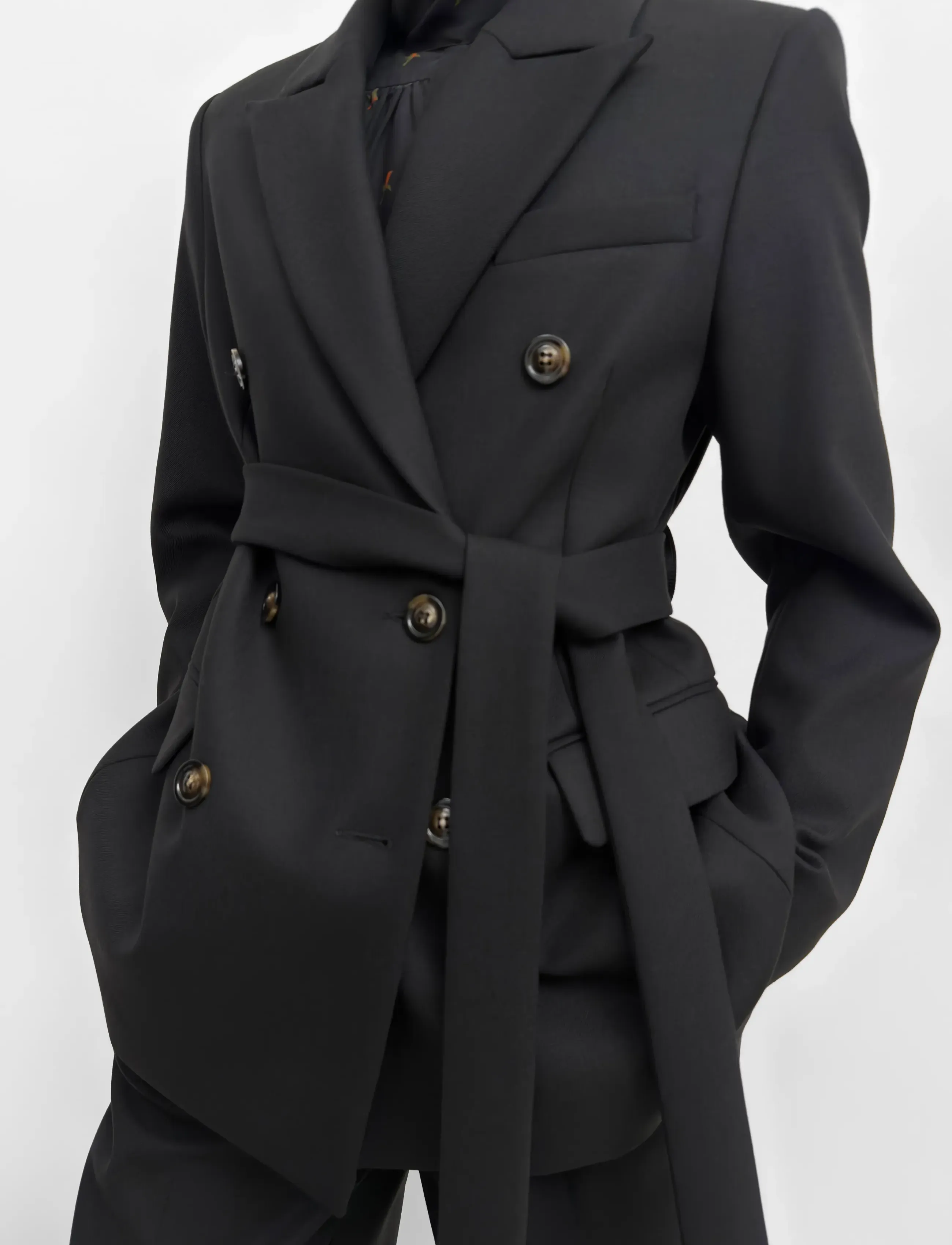 RODEBJER - Rodebjer Leah - blazer mit gürtel - black - 3