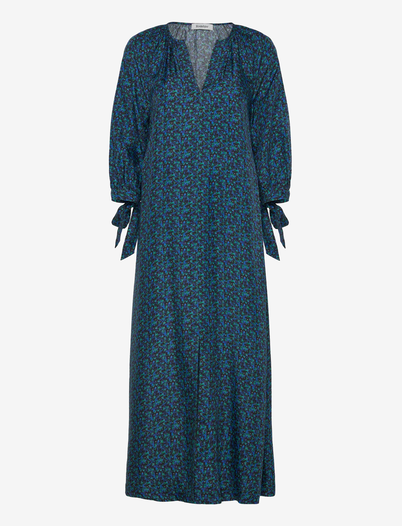 RODEBJER - Rodebjer Vendela Floral - sommerkleider - black/cobalt - 0
