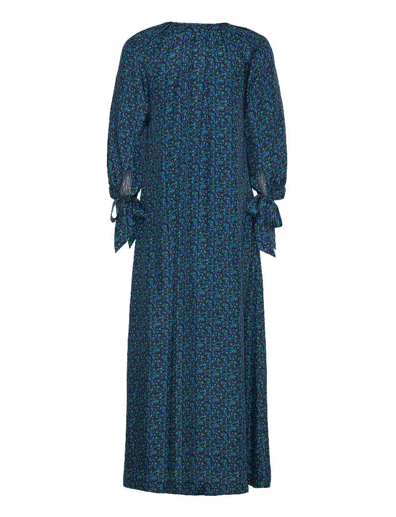 RODEBJER - Rodebjer Vendela Floral - sommerkleider - black/cobalt - 1