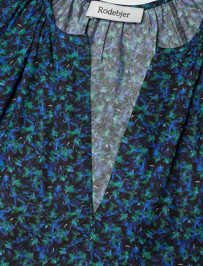 RODEBJER - Rodebjer Vendela Floral - sommerkleider - black/cobalt - 2