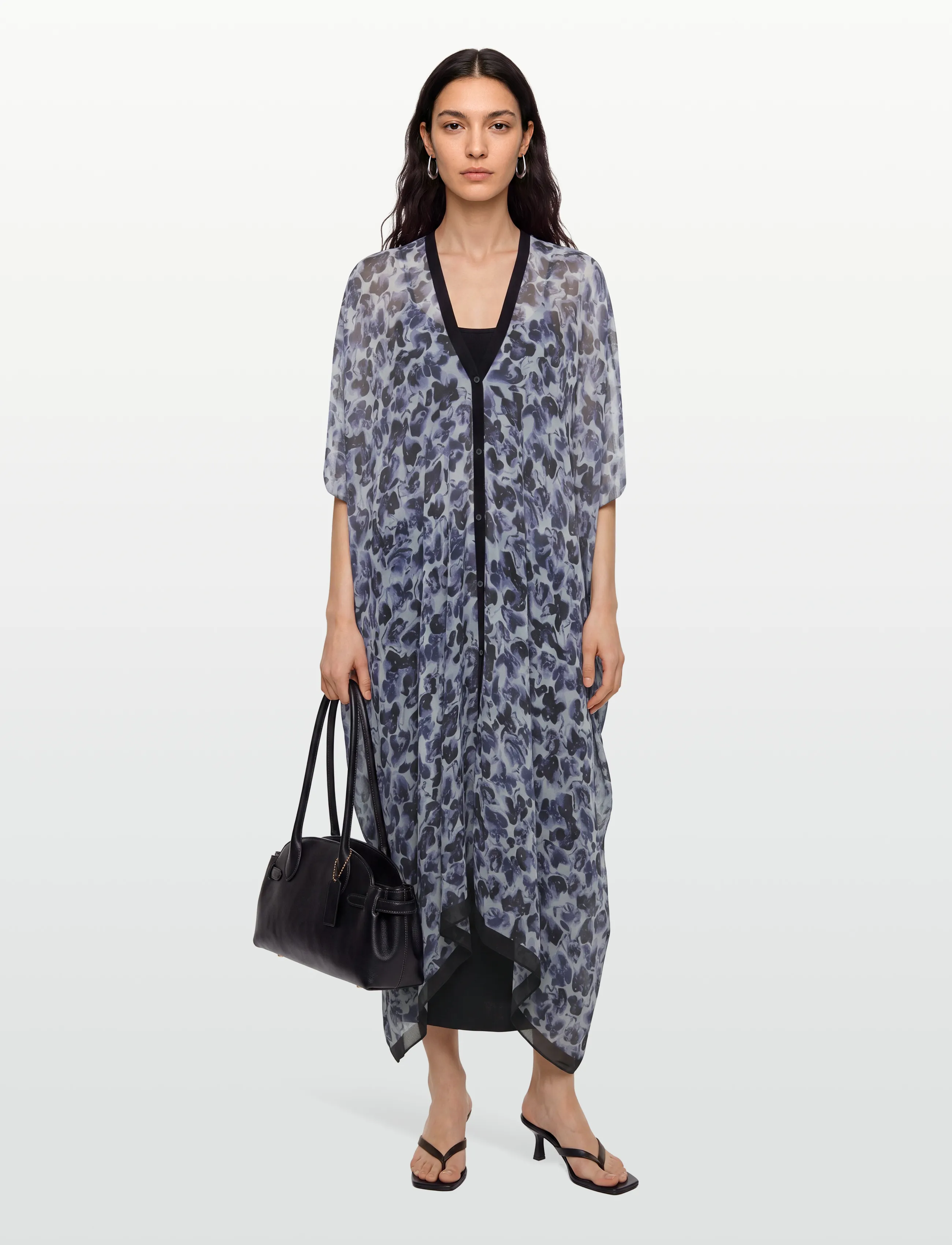 RODEBJER Agave Violet Ditsy, Kvinder, Mønstret Kaftan, Lila, Str: ONES