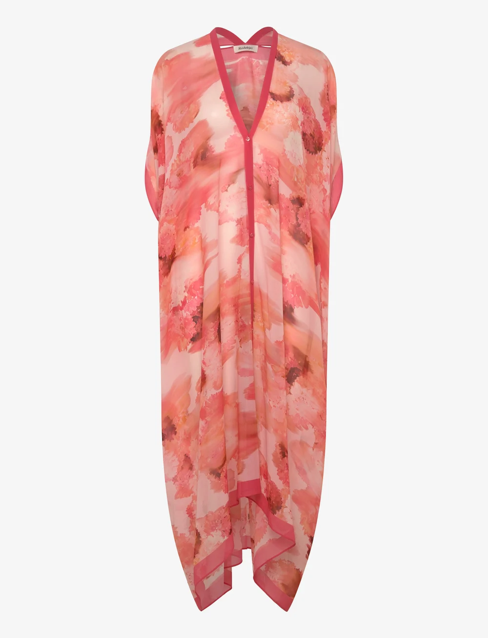 RODEBJER - Rodebjer Agave Blurry Flower - midi dresses - blurry flower apricot - 0