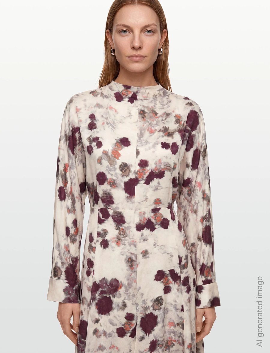RODEBJER - Rodebjer Petra Rosie - midikleidid - gardenia cream - 3