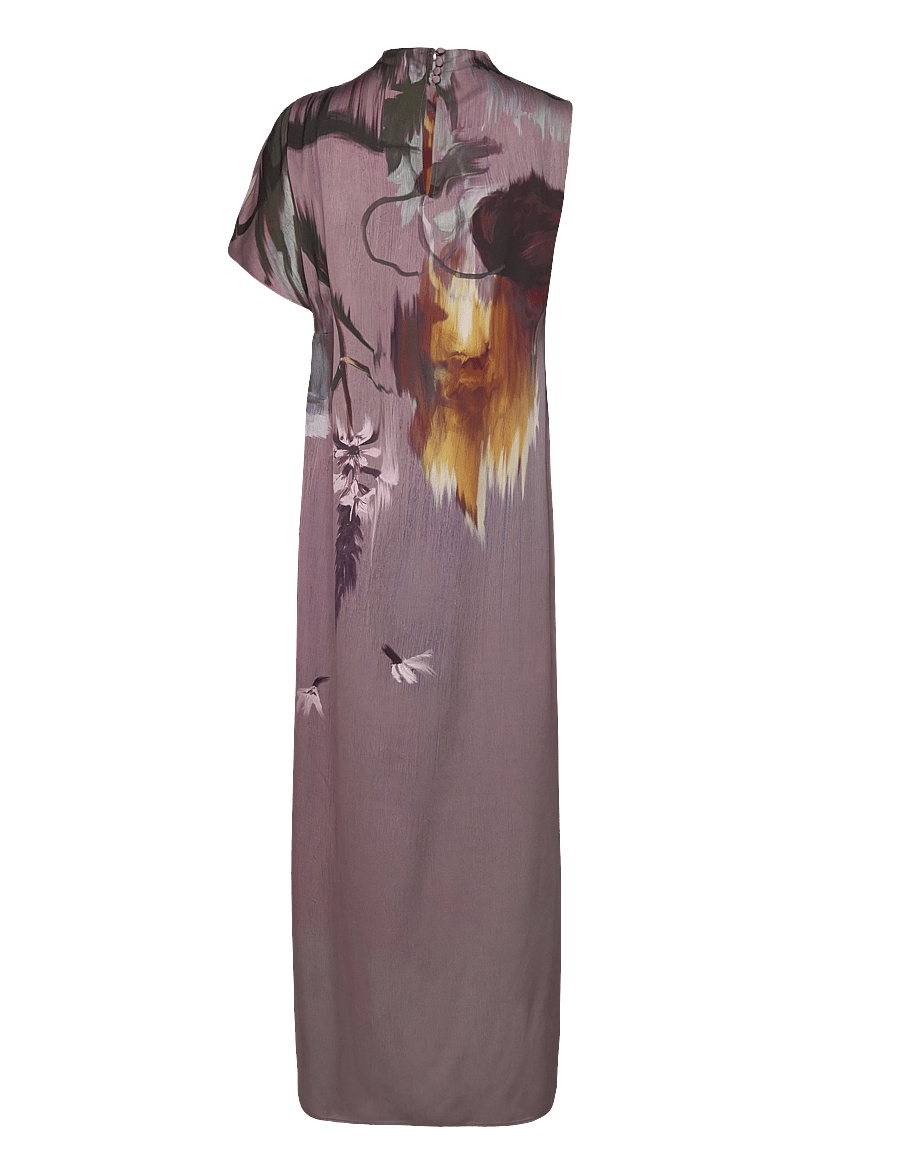 RODEBJER - RODEBJER ALANA FLOWER - suvekleidid - moonscape purple - 1