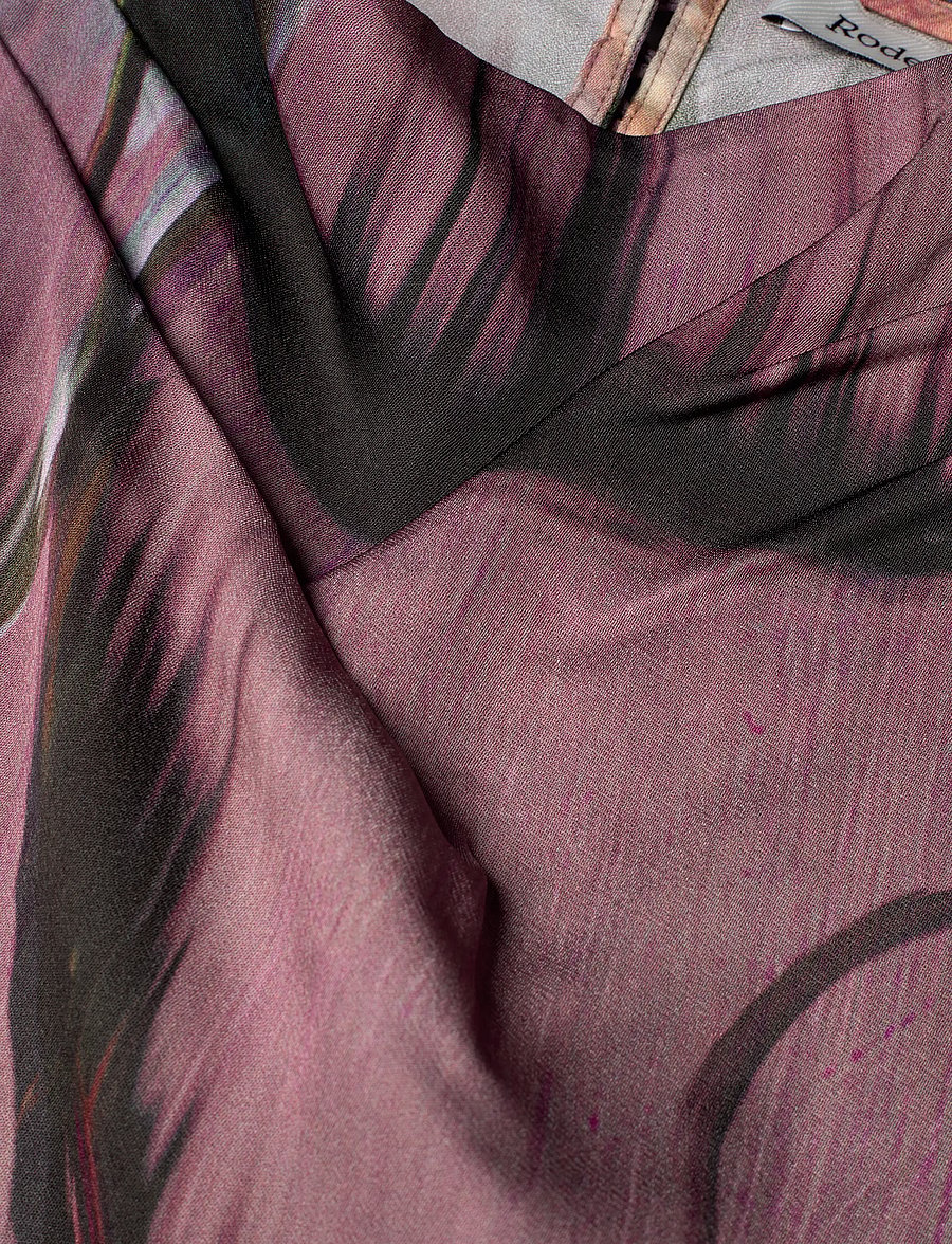 RODEBJER - RODEBJER ALANA FLOWER - suvekleidid - moonscape purple - 4