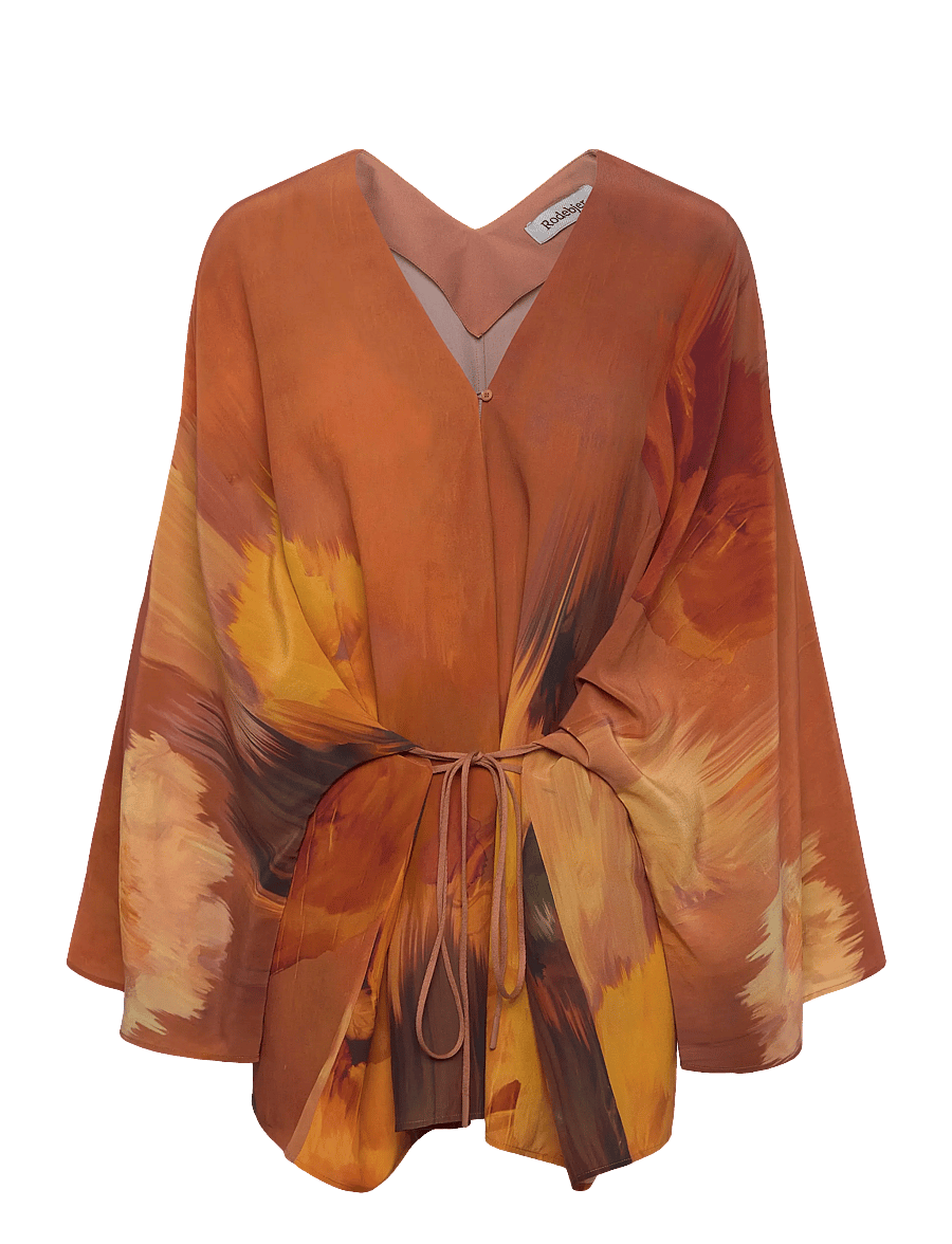 RODEBJER - RODEBJER GLORY MEADOW - long sleeved blouses - marigold - 1
