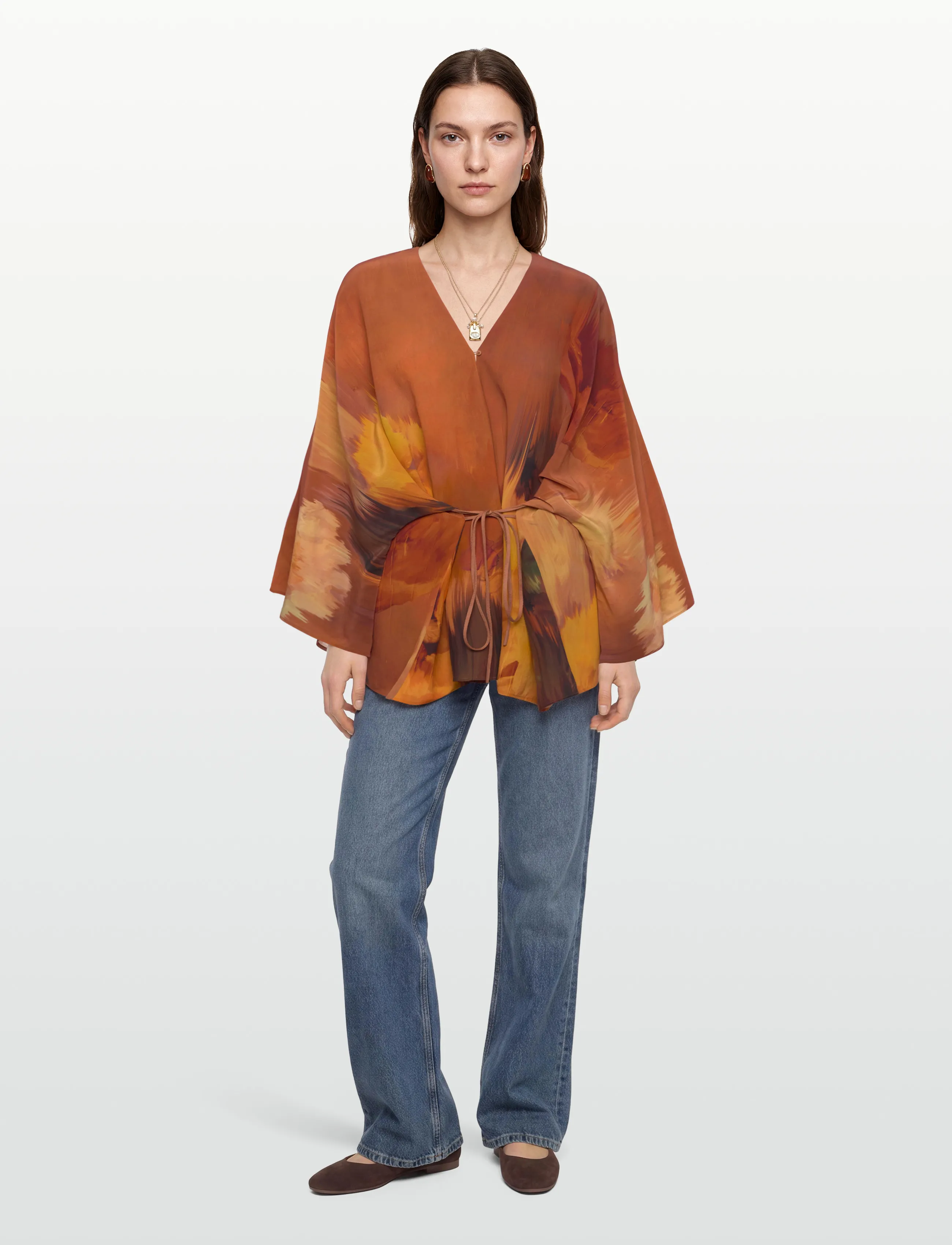 RODEBJER RODEBJER GLORY MEADOW - Blusen - MARIGOLD / orange