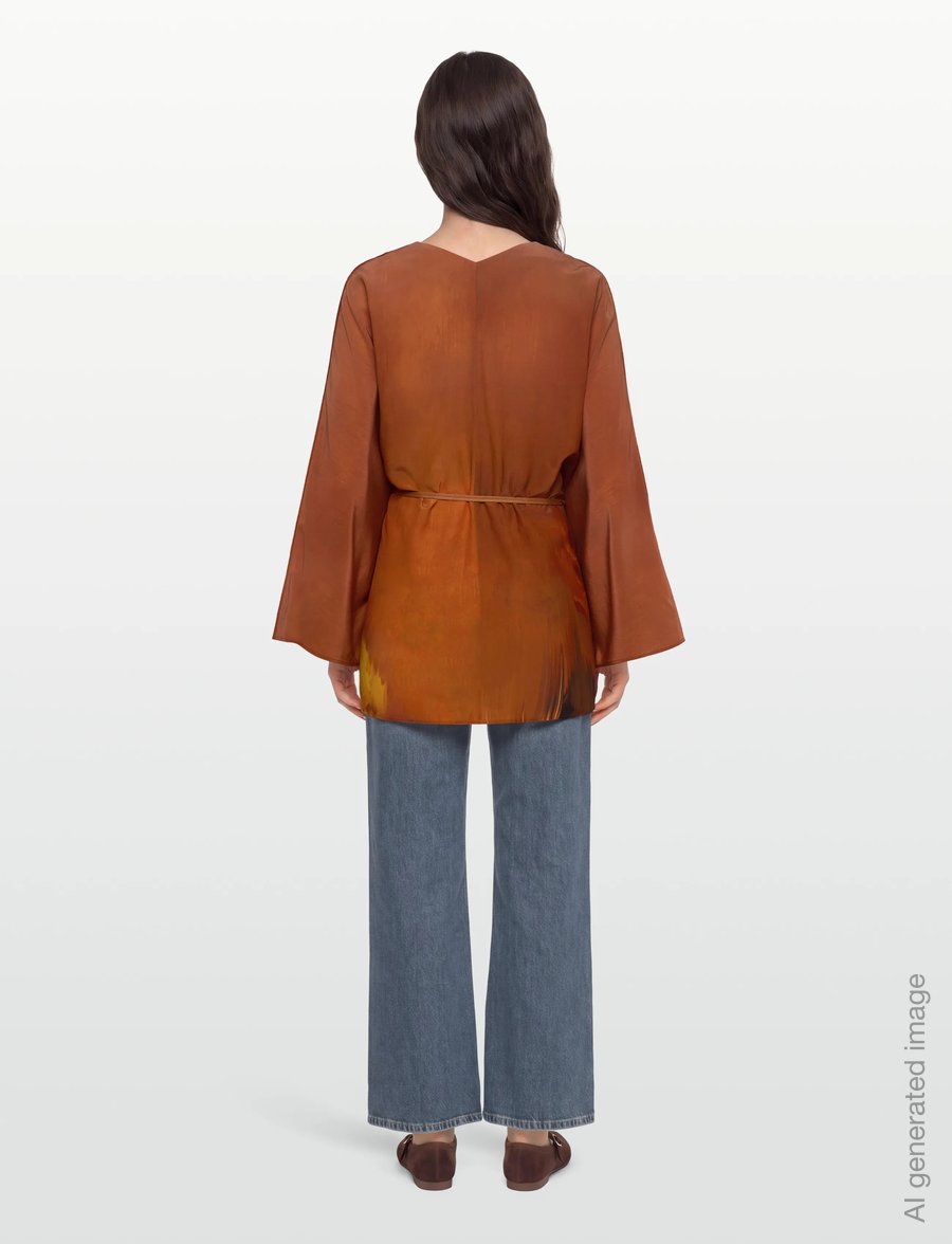 RODEBJER - RODEBJER GLORY MEADOW - long sleeved blouses - marigold - 4