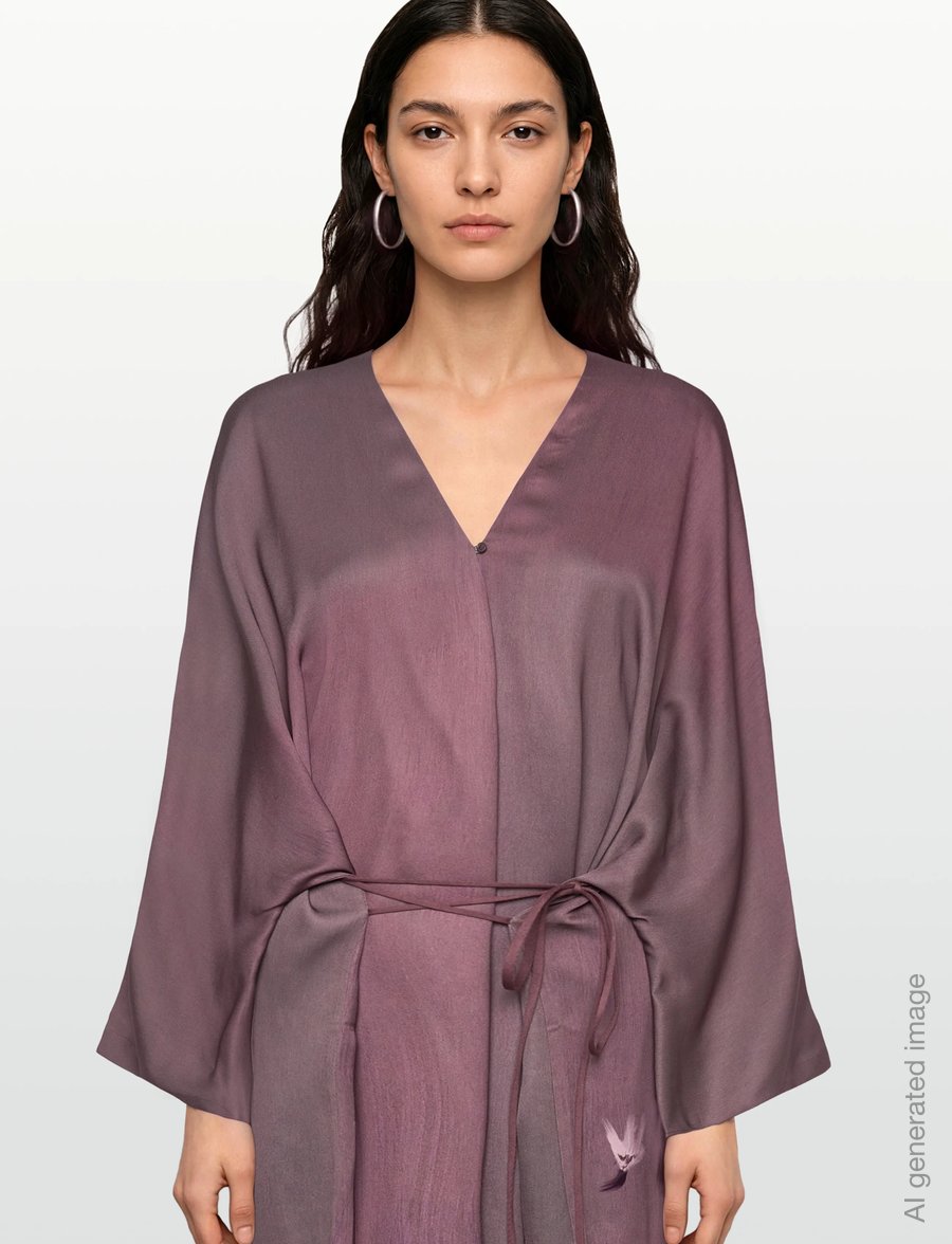 RODEBJER - RODEBJER GLORIA FLOWER - maxikleider - moonscape purple - 3