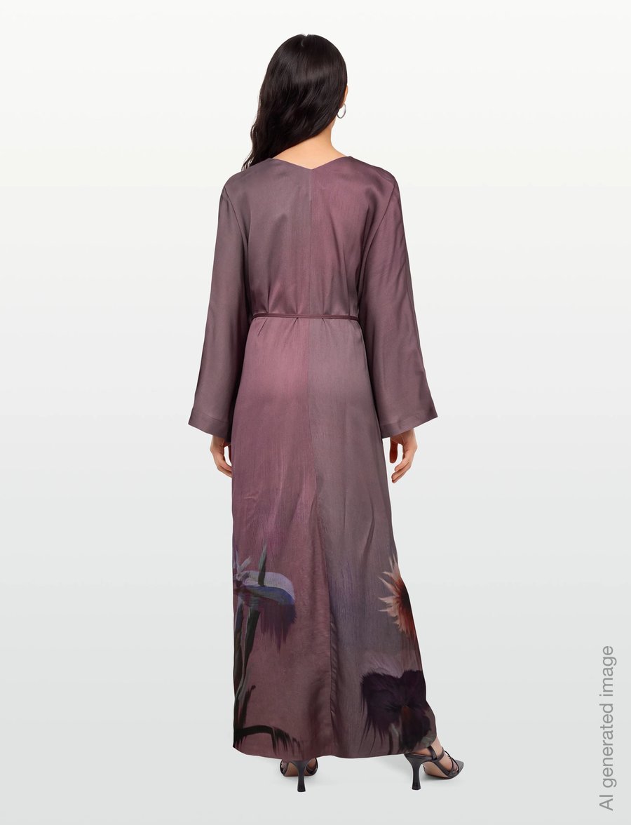 RODEBJER - RODEBJER GLORIA FLOWER - maxikleider - moonscape purple - 4