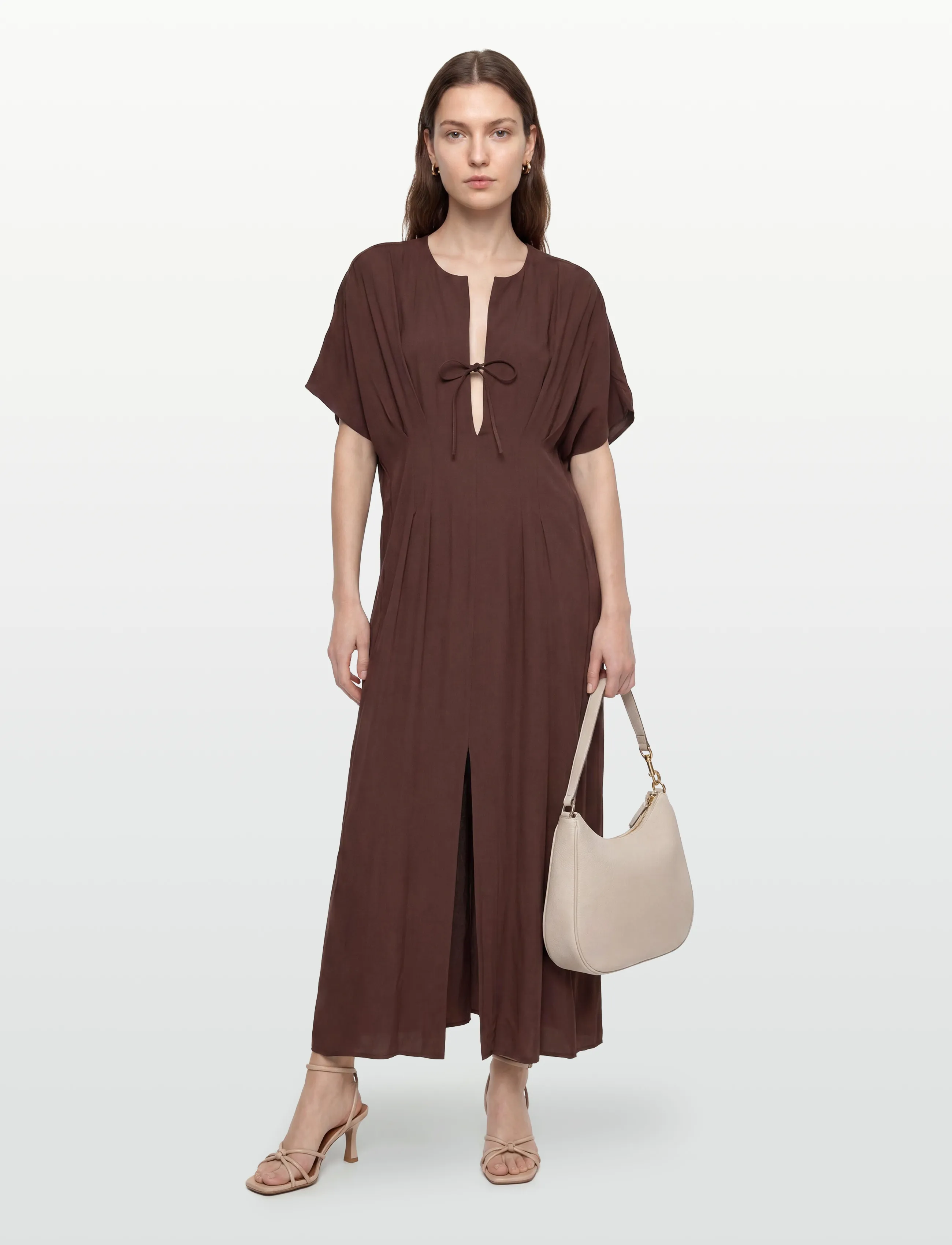 RODEBJER Rodebjer Kimberly CDC - Jurken - CHICORY COFFEE / brown