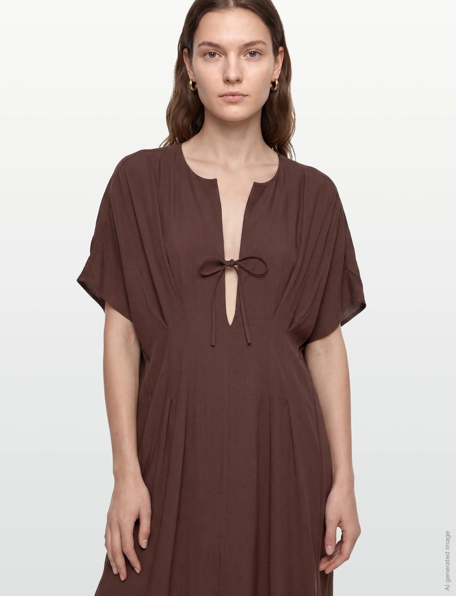 RODEBJER - Rodebjer Kimberly CDC - maxikleider - chicory coffee - 3