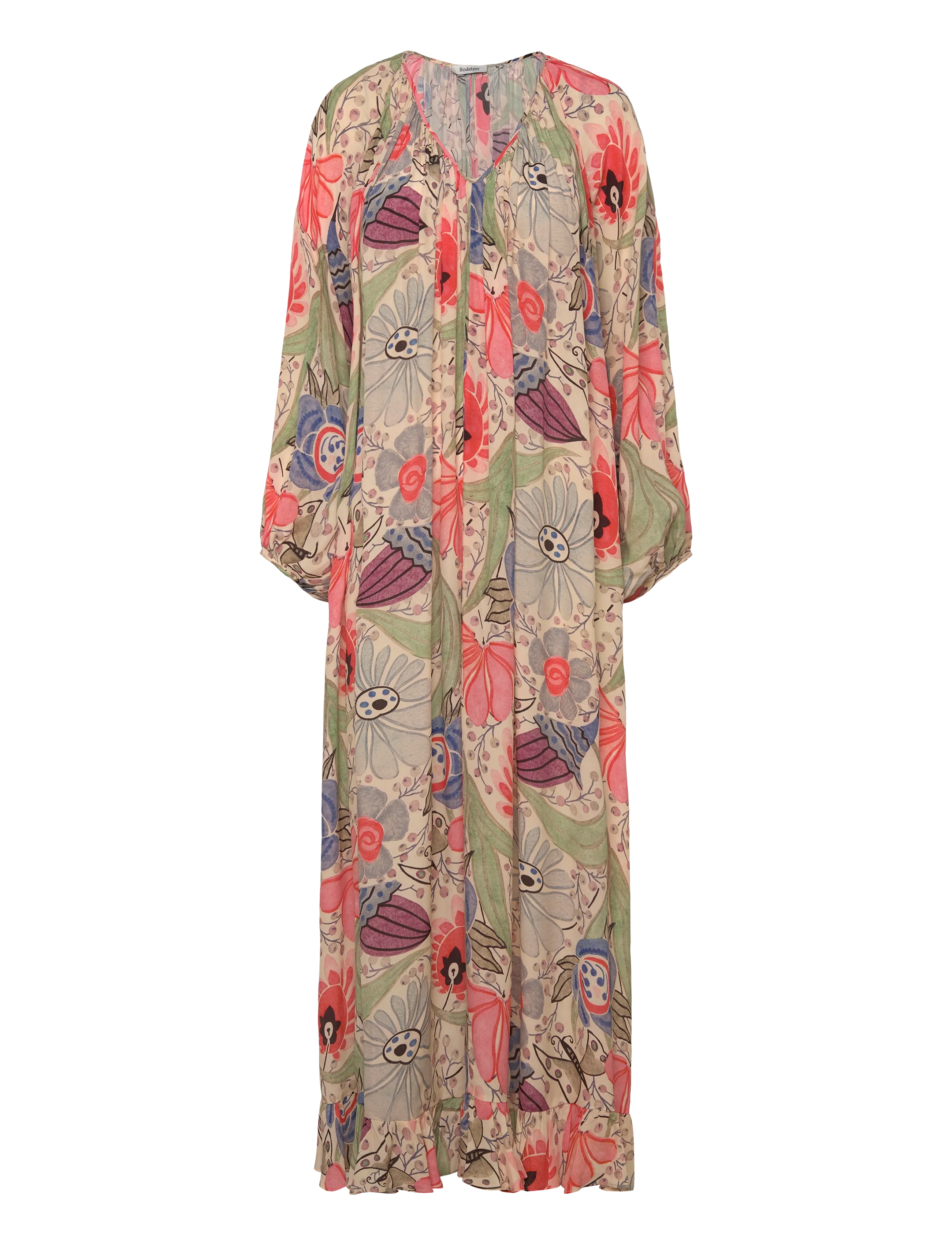RODEBJER Rodebjer Amora Ducharne - Dresses - CORAL MULTI / coral