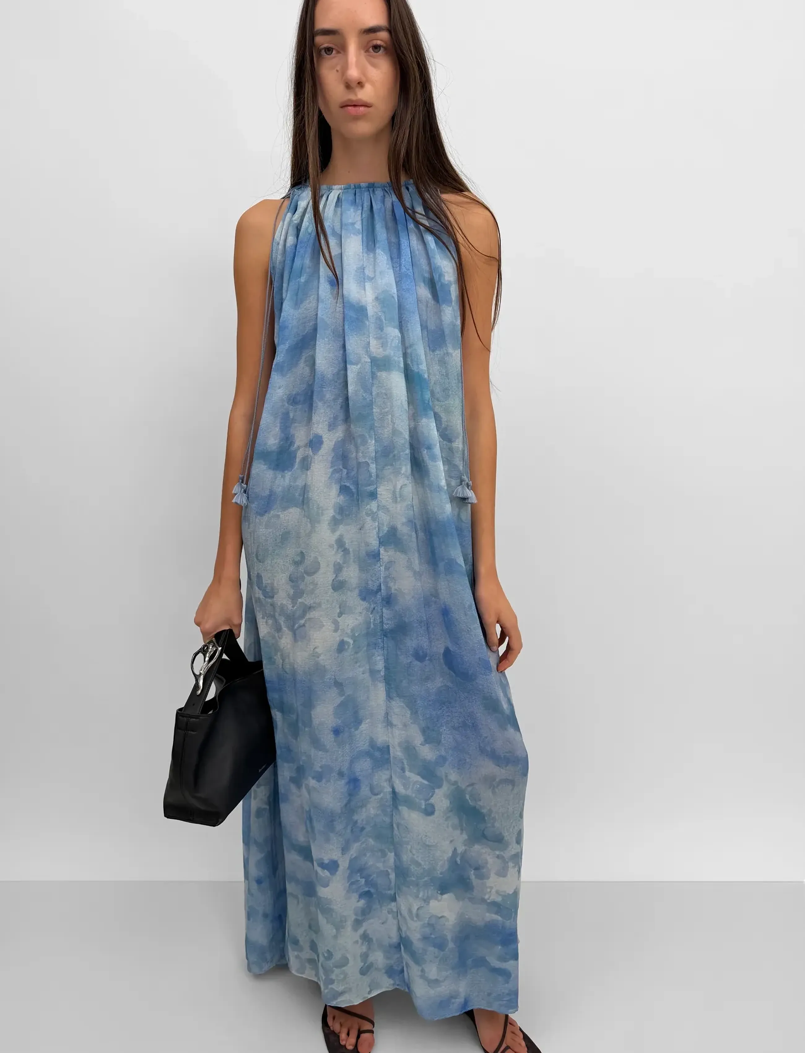 RODEBJER Rodebjer Lobelia Clouds - Kleidid - SKY BLUE / blue