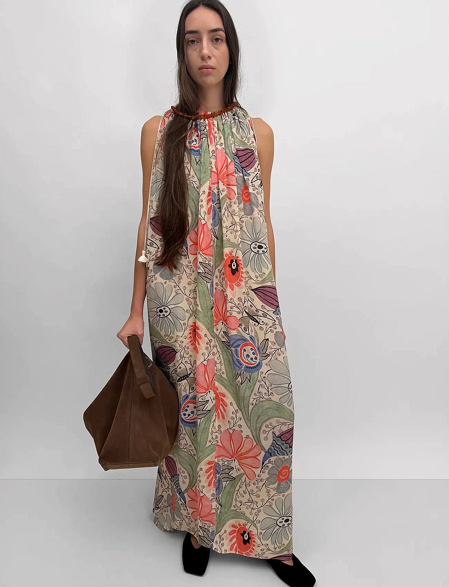 RODEBJER - Rodebjer Lobelia Ducharne - sommerkleider - coral multi - 0