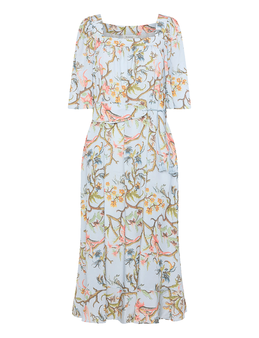 RODEBJER - RODEBJER SALEM TRAILING - zomerjurken - blue multi - 1