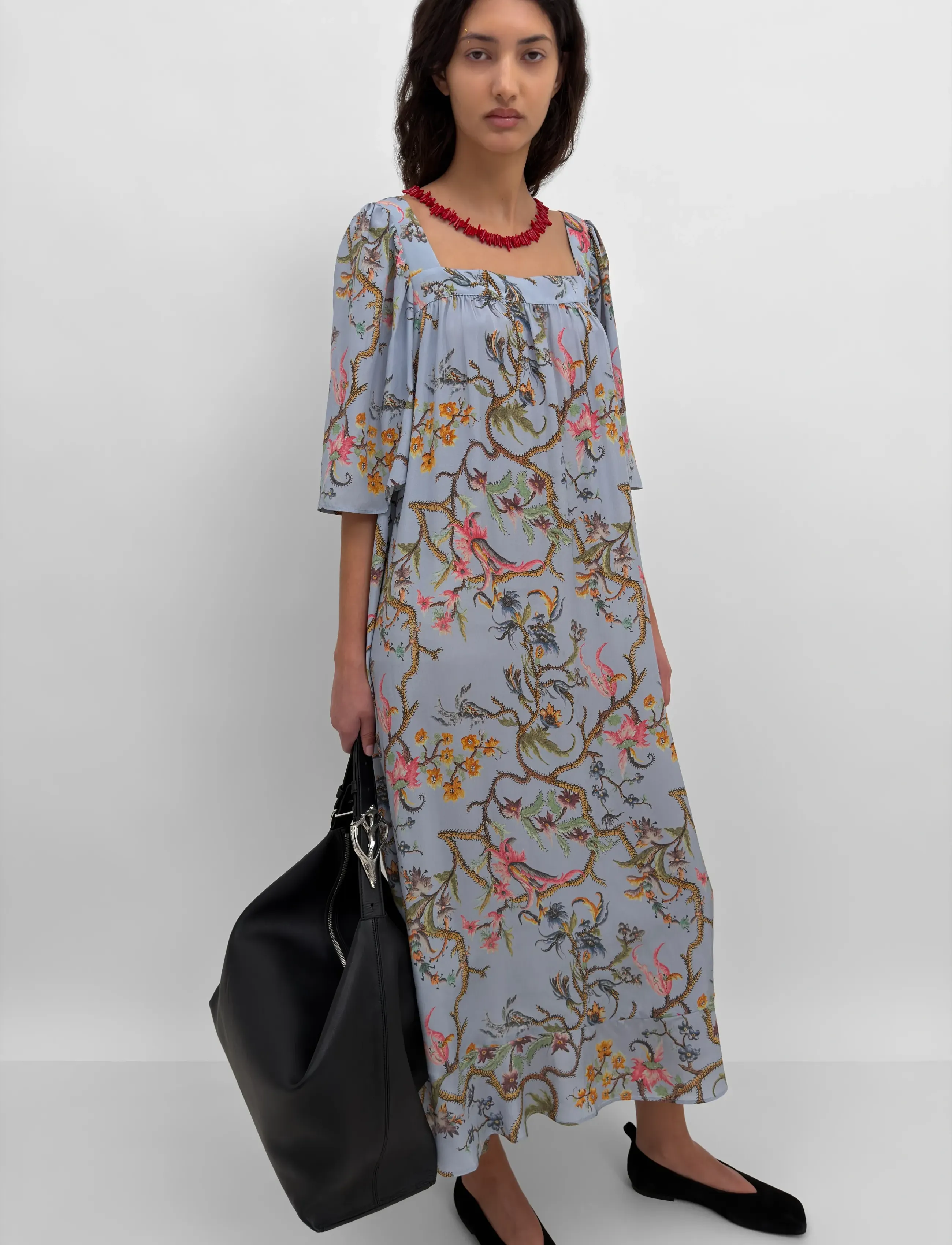 RODEBJER Rodebjer Salem Trailing - Midikleidid - BLUE MULTI / multi